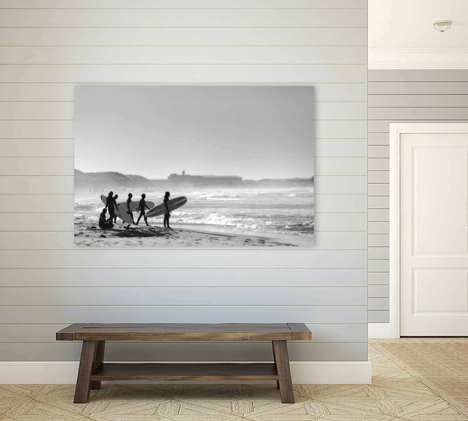 Checking the Waves V2 by Thomas Tepstad Berge on GIANT ART - beach photography beach