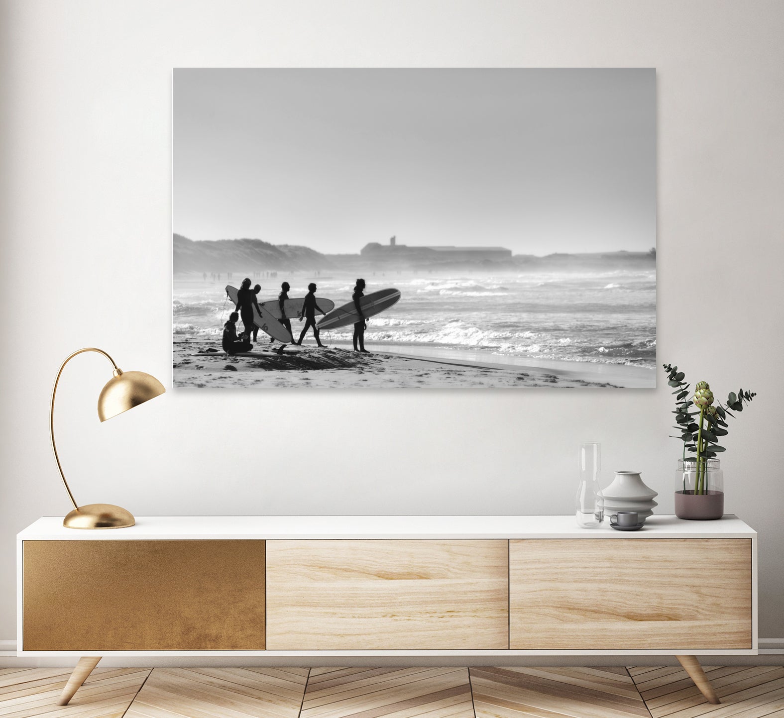 Checking the Waves V2 by Thomas Tepstad Berge on GIANT ART - beach photography beach