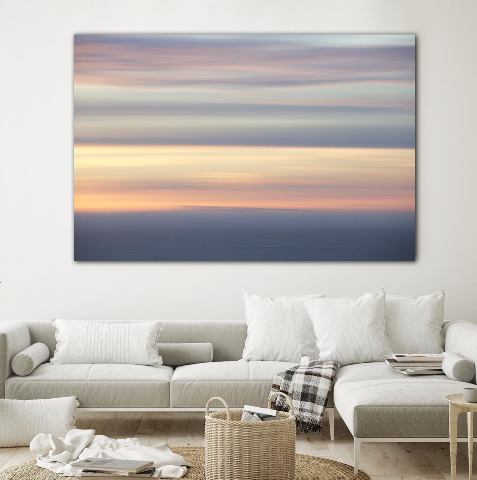 Ocean Kisses Sky by Erle KaCee on GIANT ART - blue photo art