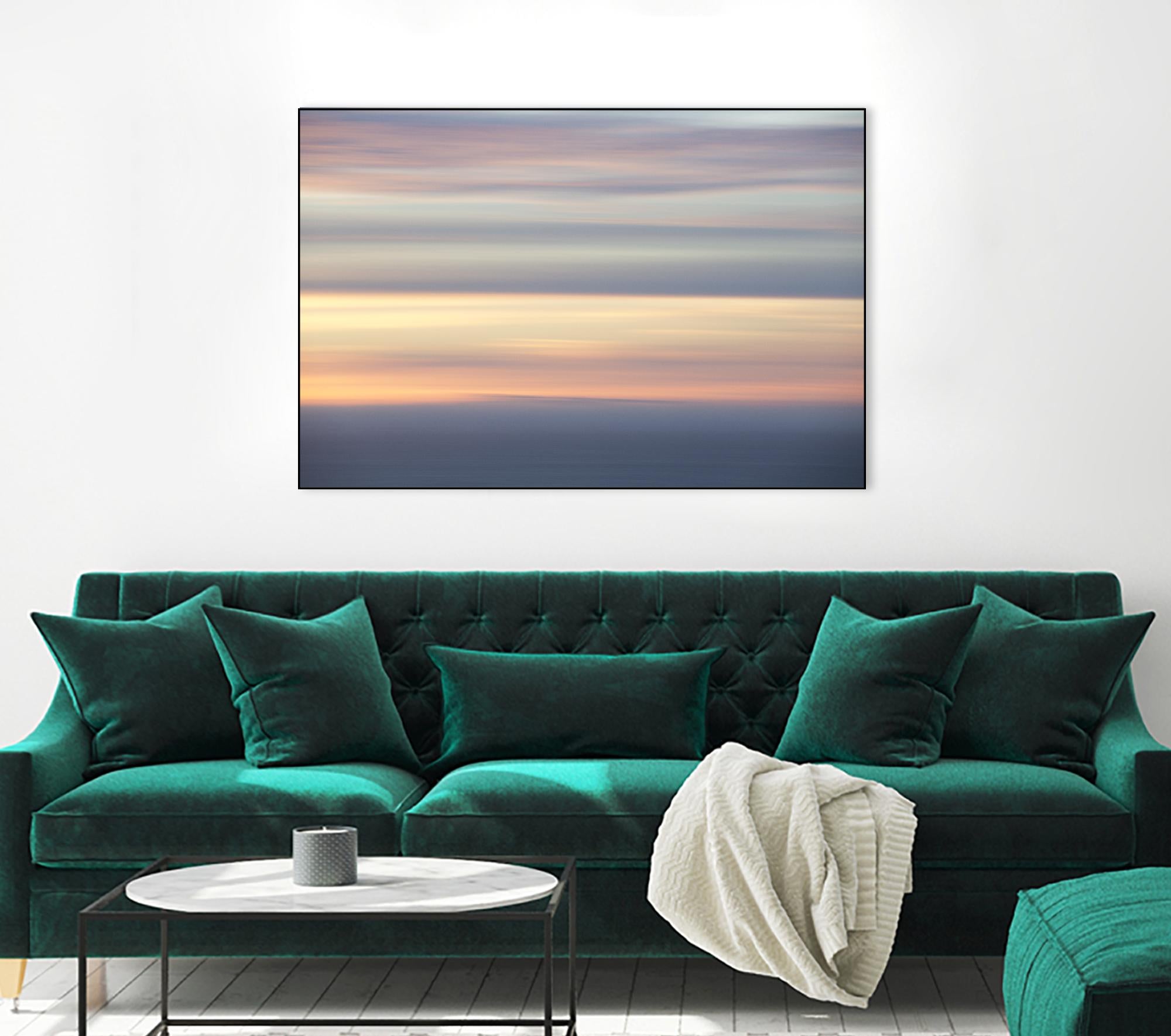 Ocean Kisses Sky by Erle KaCee on GIANT ART - blue photo art