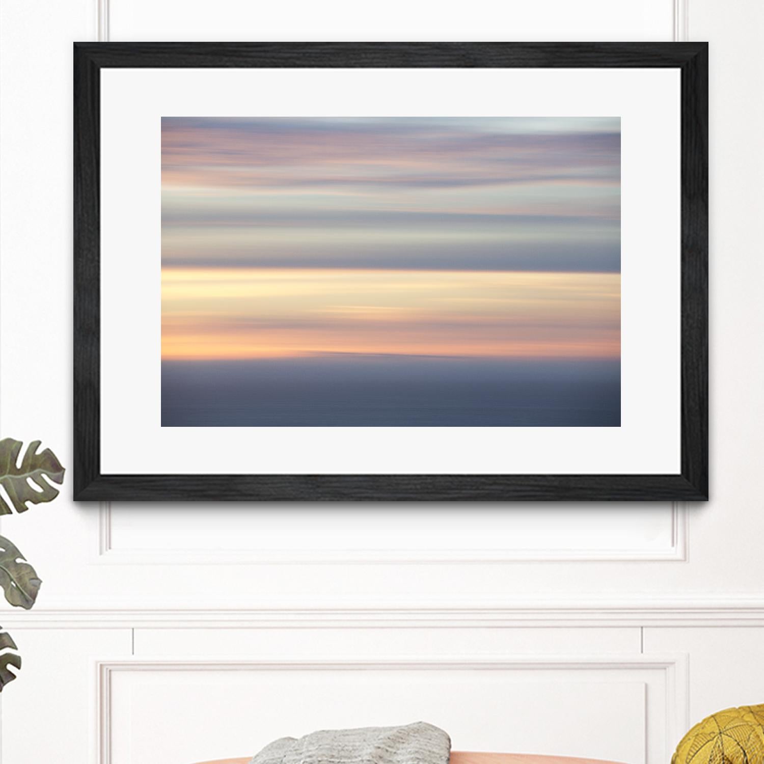 Ocean Kisses Sky by Erle KaCee on GIANT ART - blue photo art