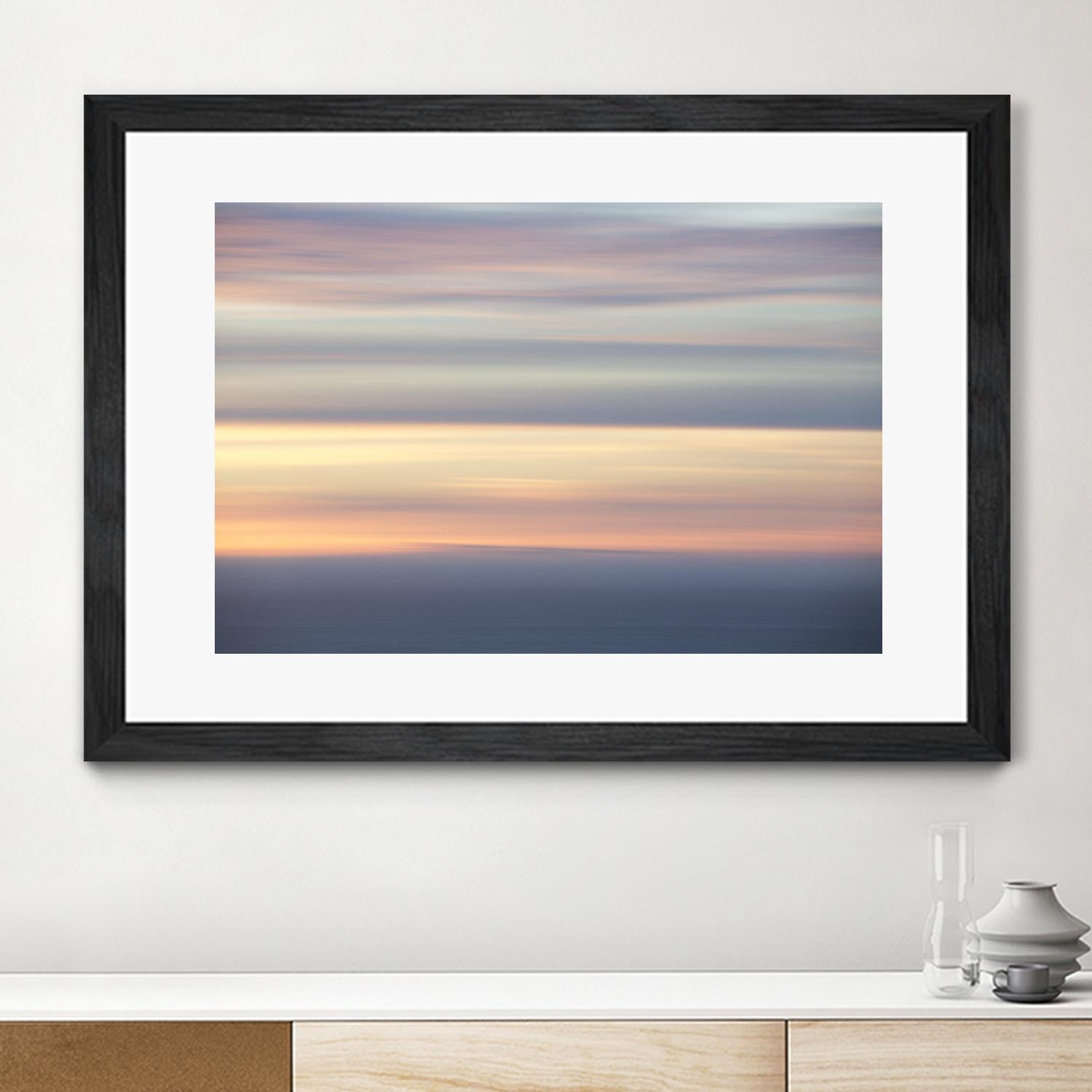 Ocean Kisses Sky by Erle KaCee on GIANT ART - blue photo art