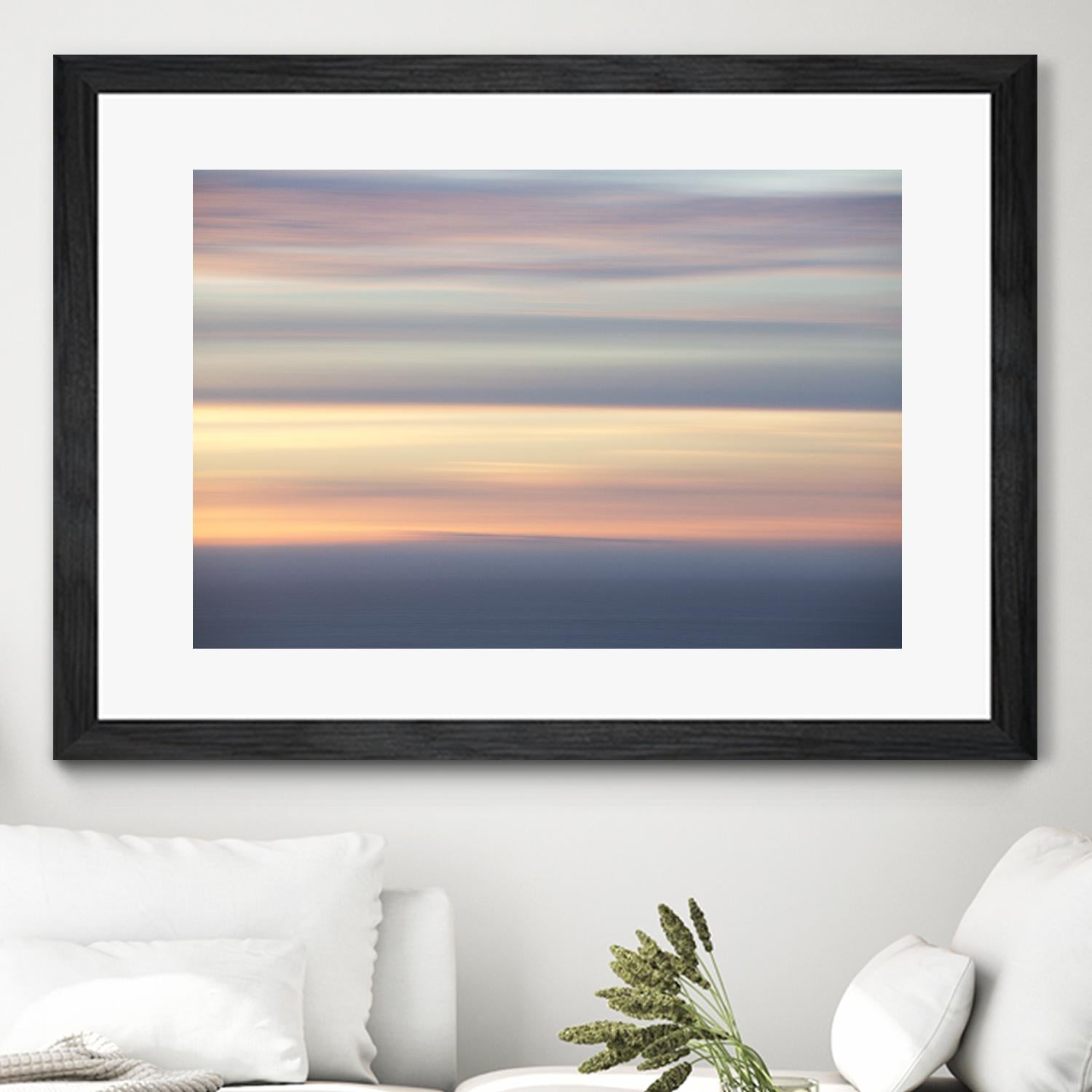 Ocean Kisses Sky by Erle KaCee on GIANT ART - blue photo art