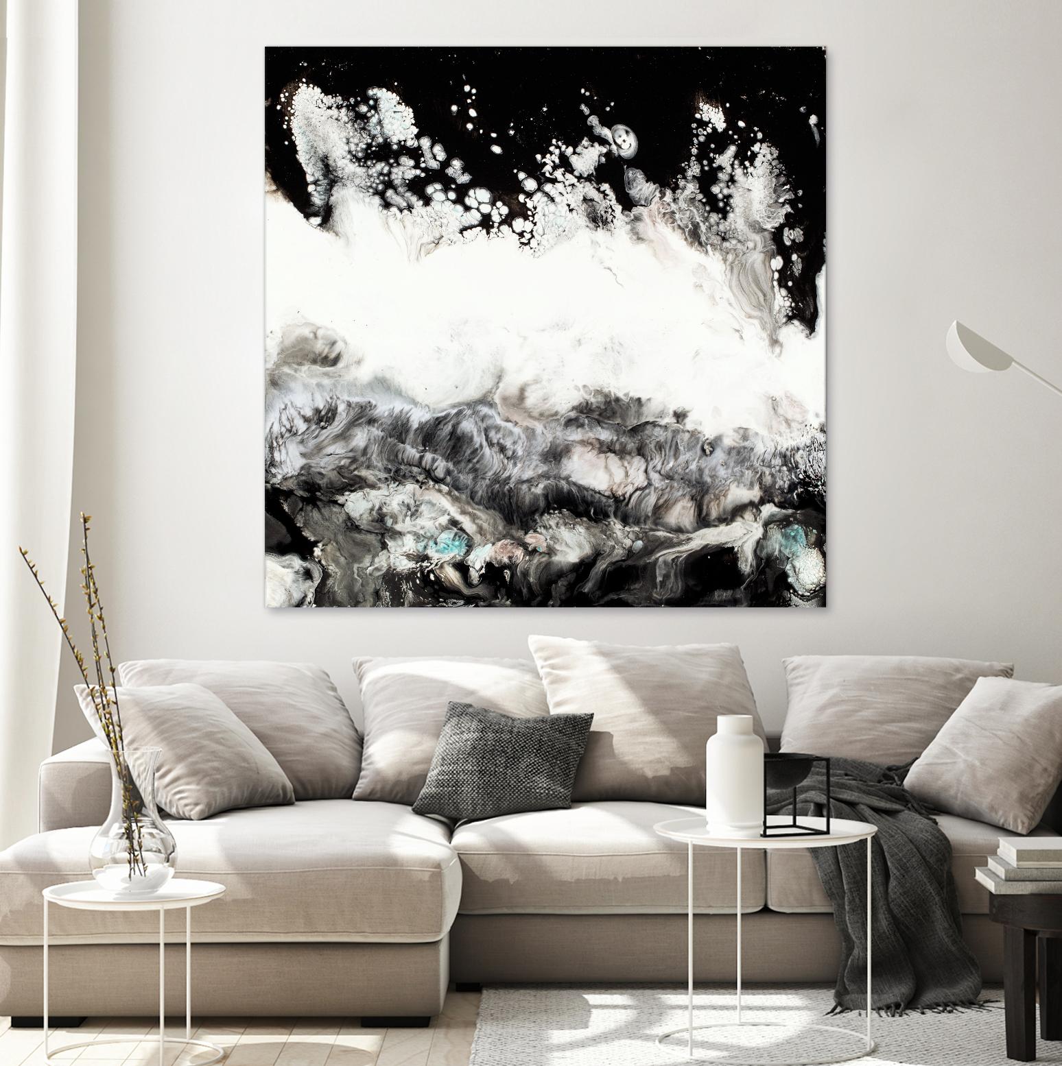 Notions by Corrie LaVelle on GIANT ART - white abstract