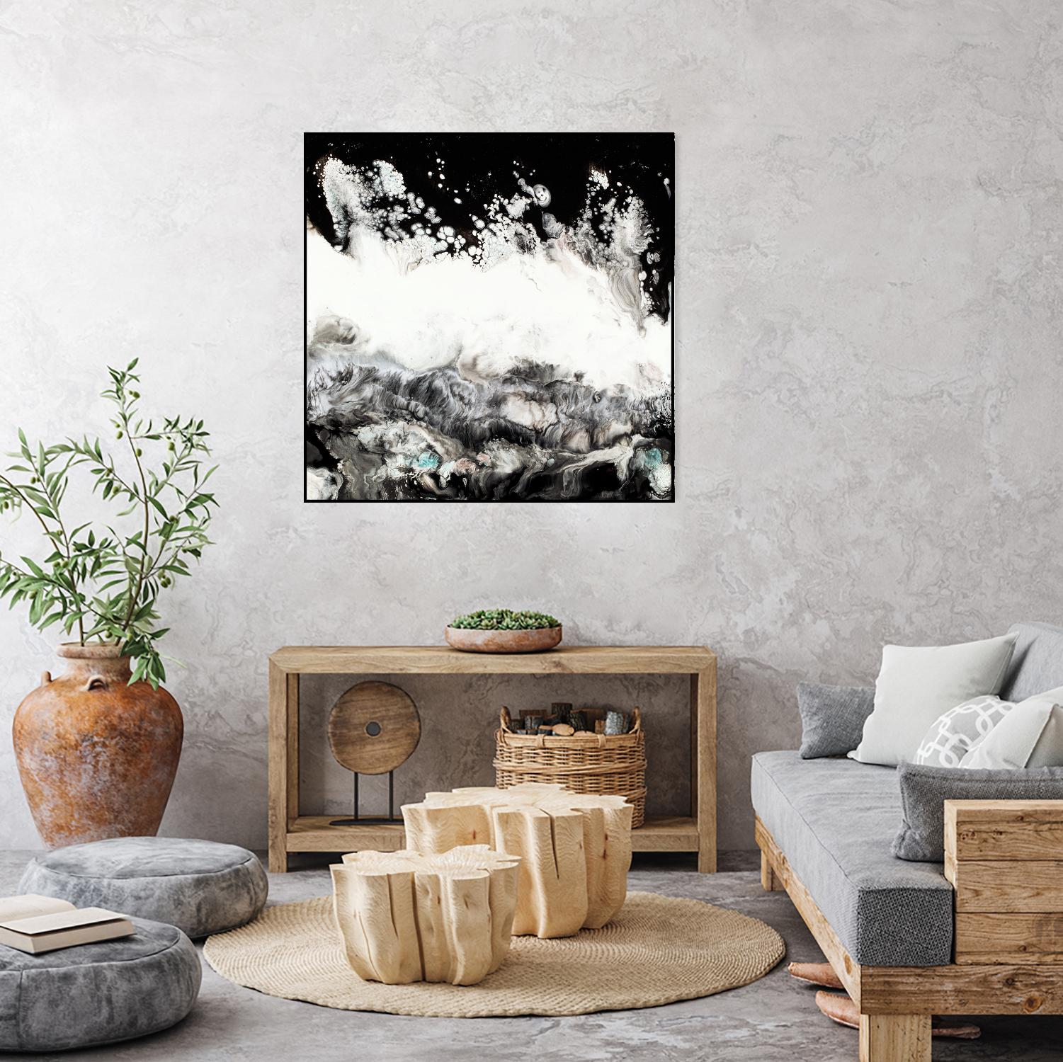 Notions by Corrie LaVelle on GIANT ART - white abstract