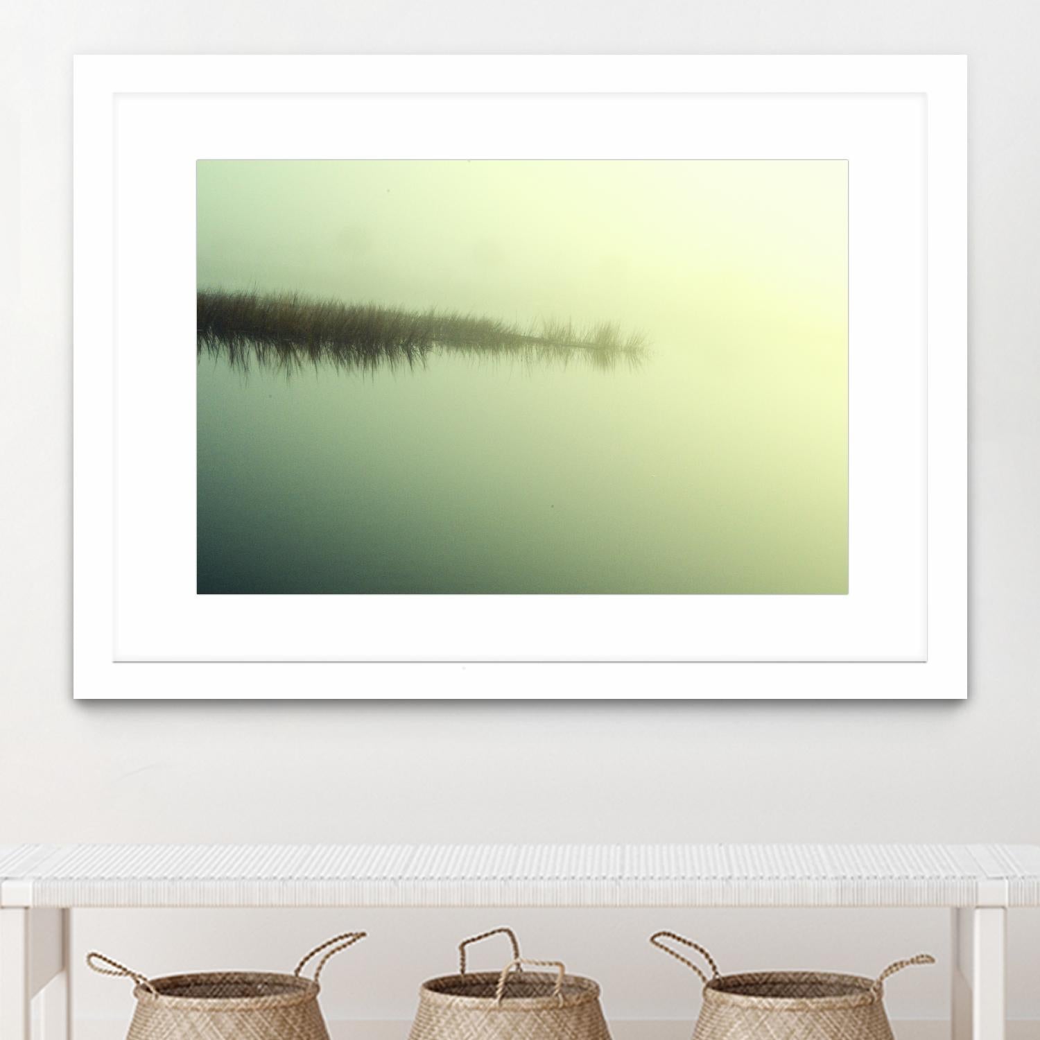 Peaceful Morning by Lori Prenner on GIANT ART - green landscape