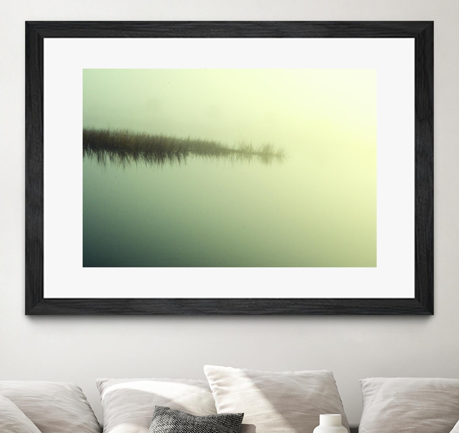Peaceful Morning by Lori Prenner on GIANT ART - green landscape