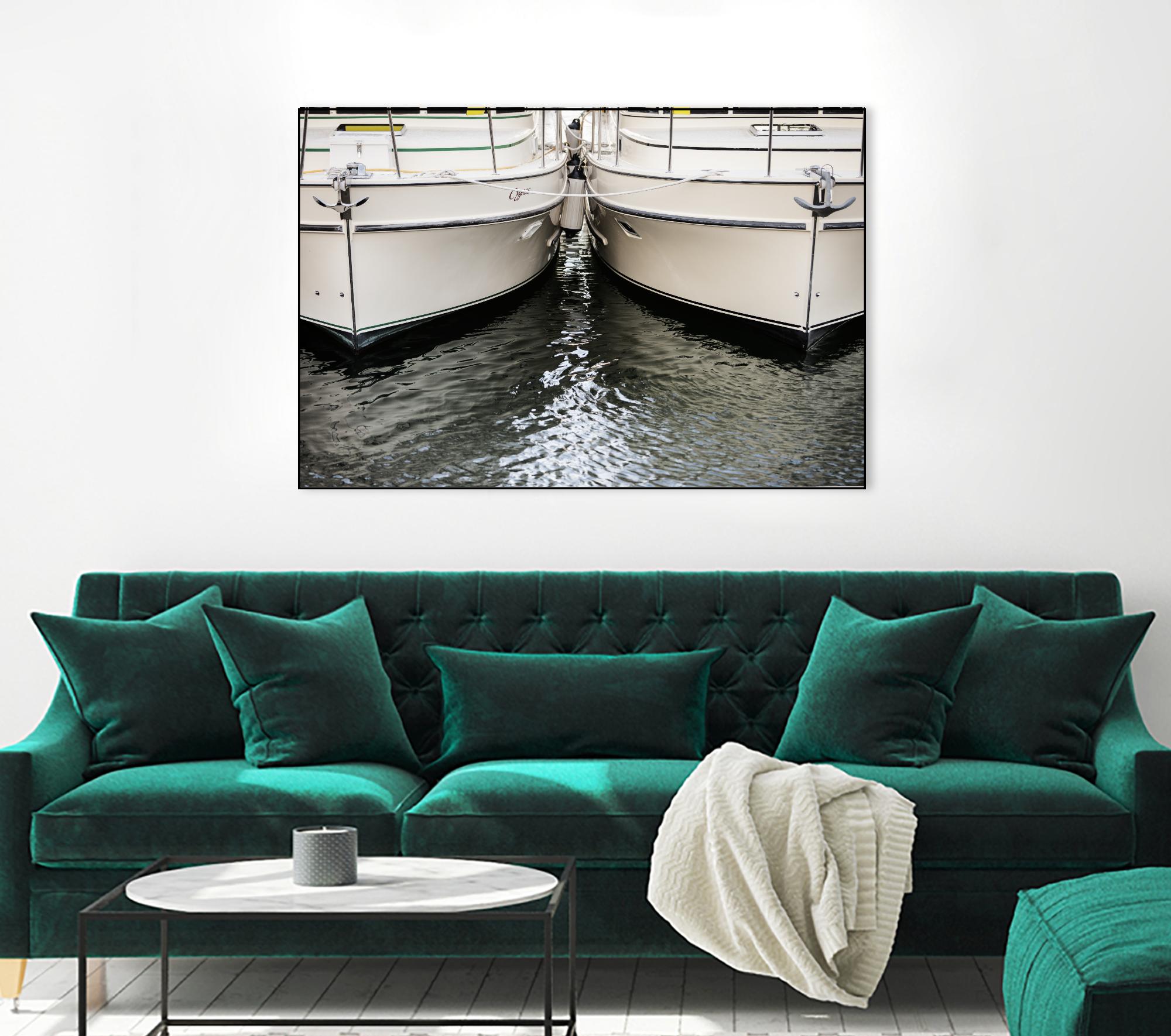 Waiting our Turn by Aaron Matheson on GIANT ART - grey nautical