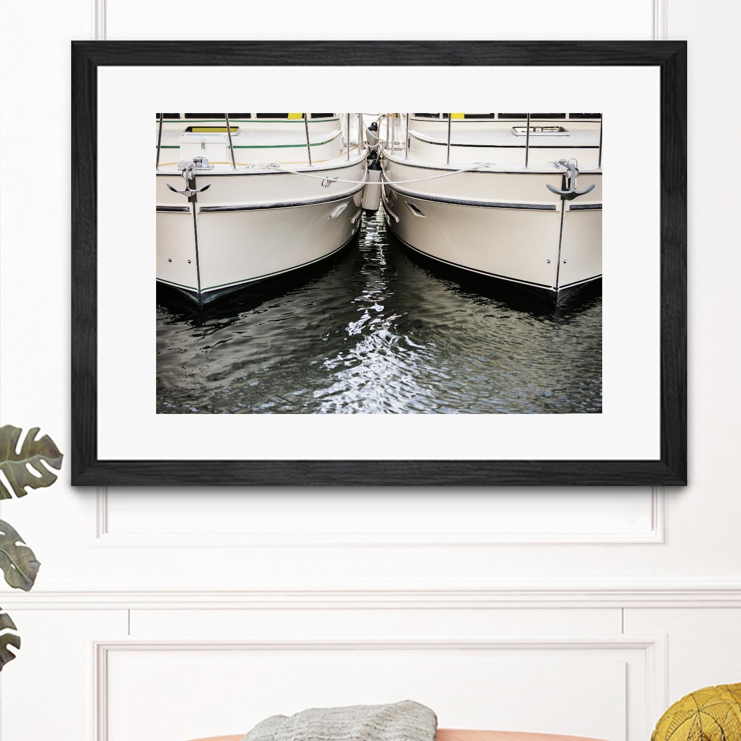 Waiting our Turn by Aaron Matheson on GIANT ART - grey nautical