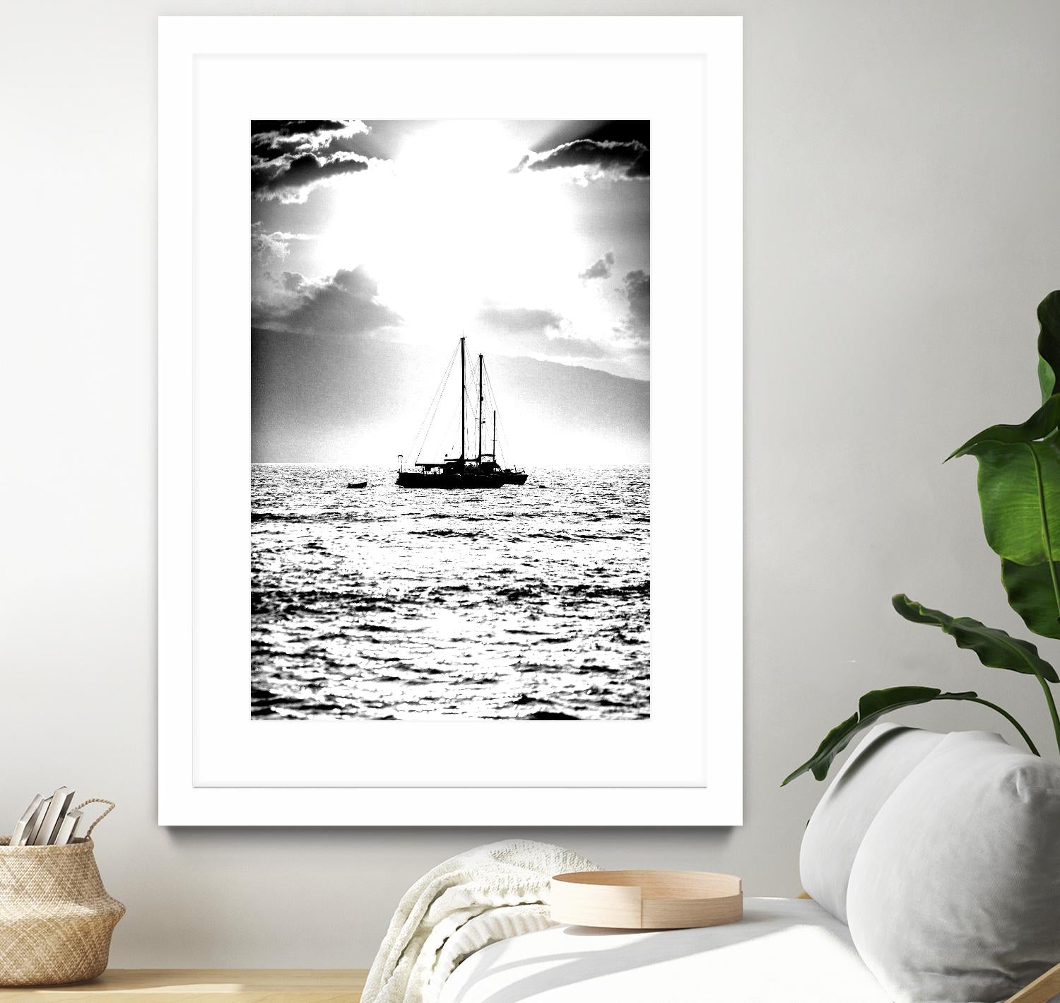 Waiting for the Wind by Aaron Matheson on GIANT ART - white nautical