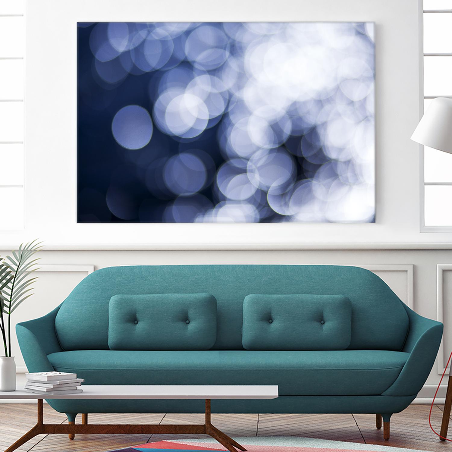 Sapphire Dreams by Aaron Matheson on GIANT ART - white abstract