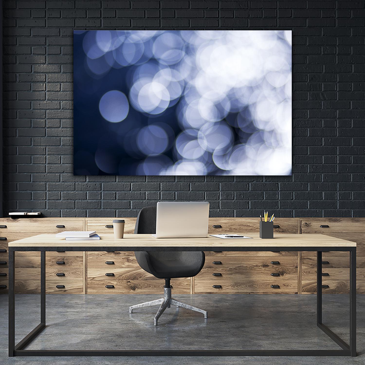 Sapphire Dreams by Aaron Matheson on GIANT ART - white abstract