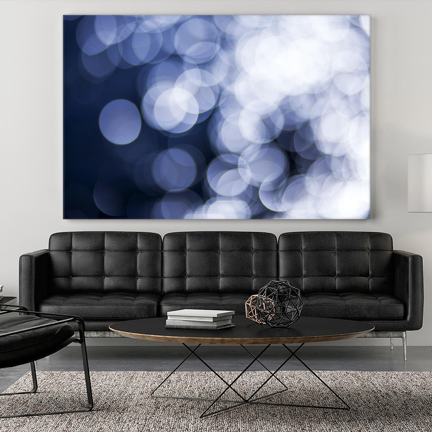 Sapphire Dreams by Aaron Matheson on GIANT ART - white abstract