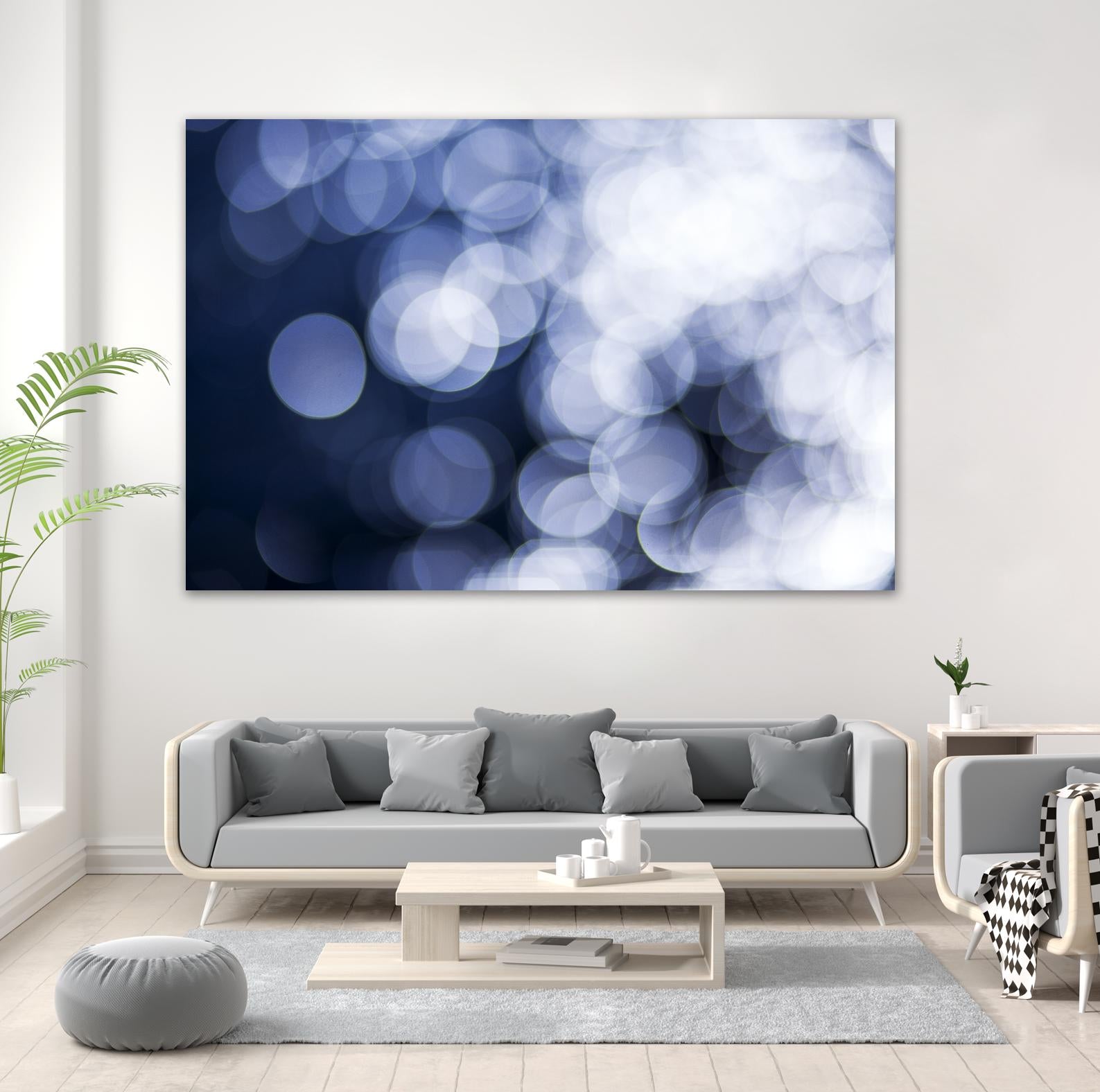 Sapphire Dreams by Aaron Matheson on GIANT ART - white abstract