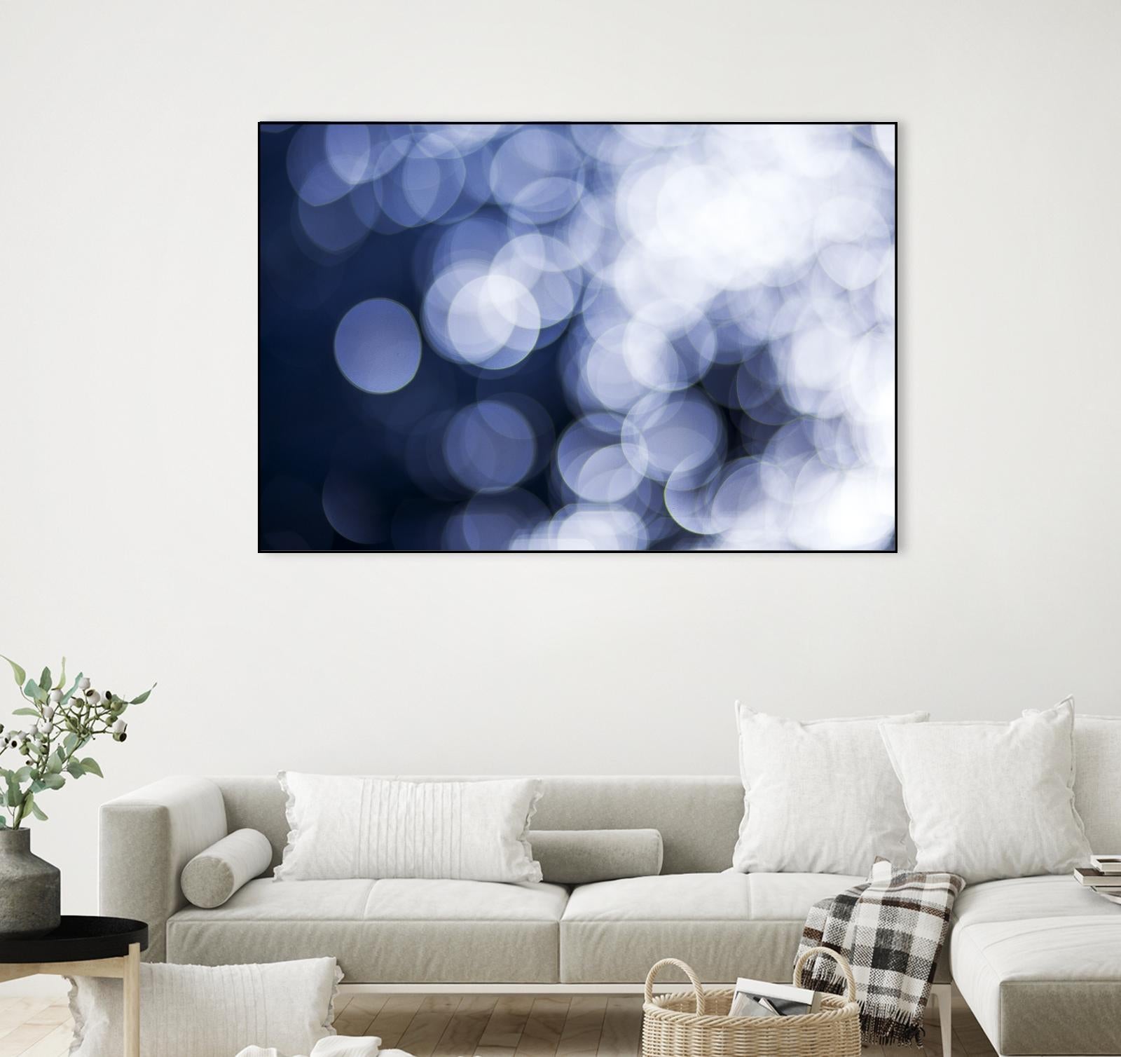 Sapphire Dreams by Aaron Matheson on GIANT ART - white abstract