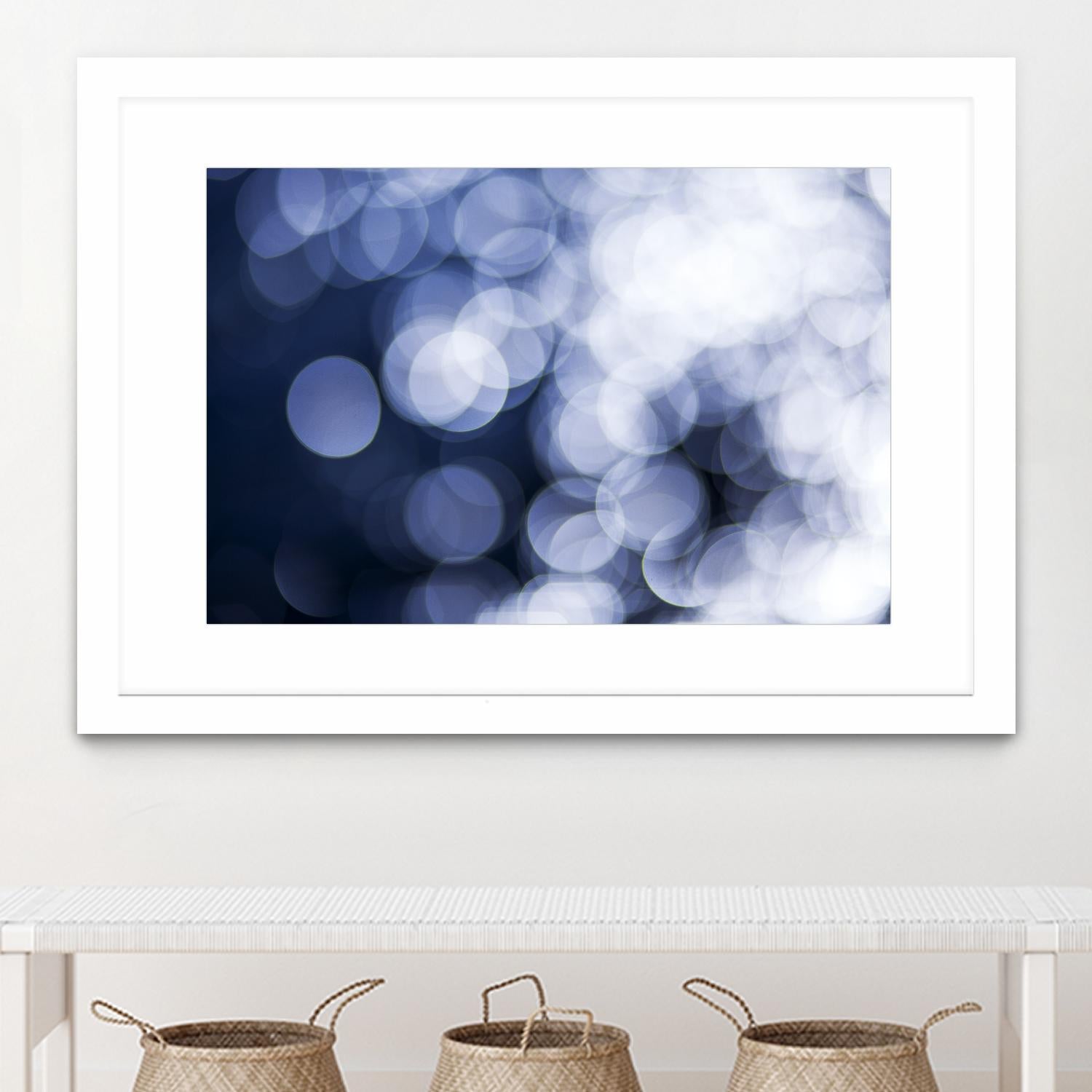 Sapphire Dreams by Aaron Matheson on GIANT ART - white abstract