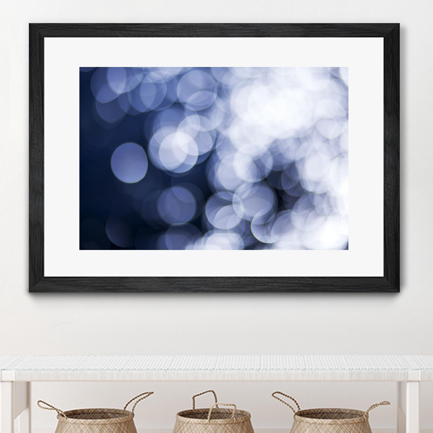 Sapphire Dreams by Aaron Matheson on GIANT ART - white abstract