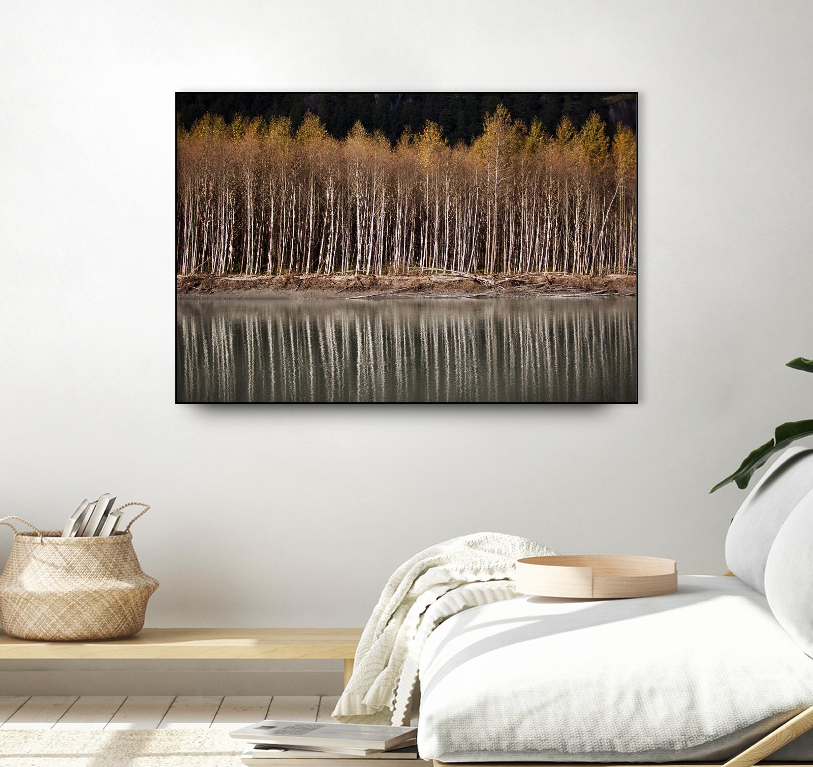 Golden Visions by Aaron Matheson on GIANT ART - grey landscape