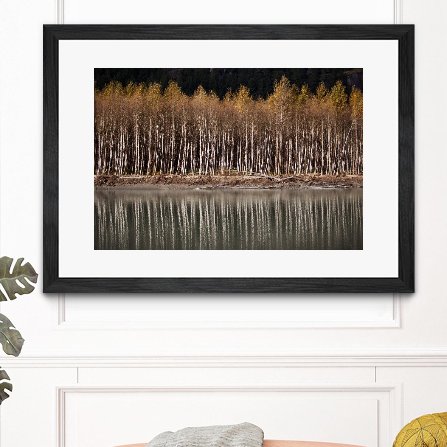 Golden Visions by Aaron Matheson on GIANT ART - grey landscape