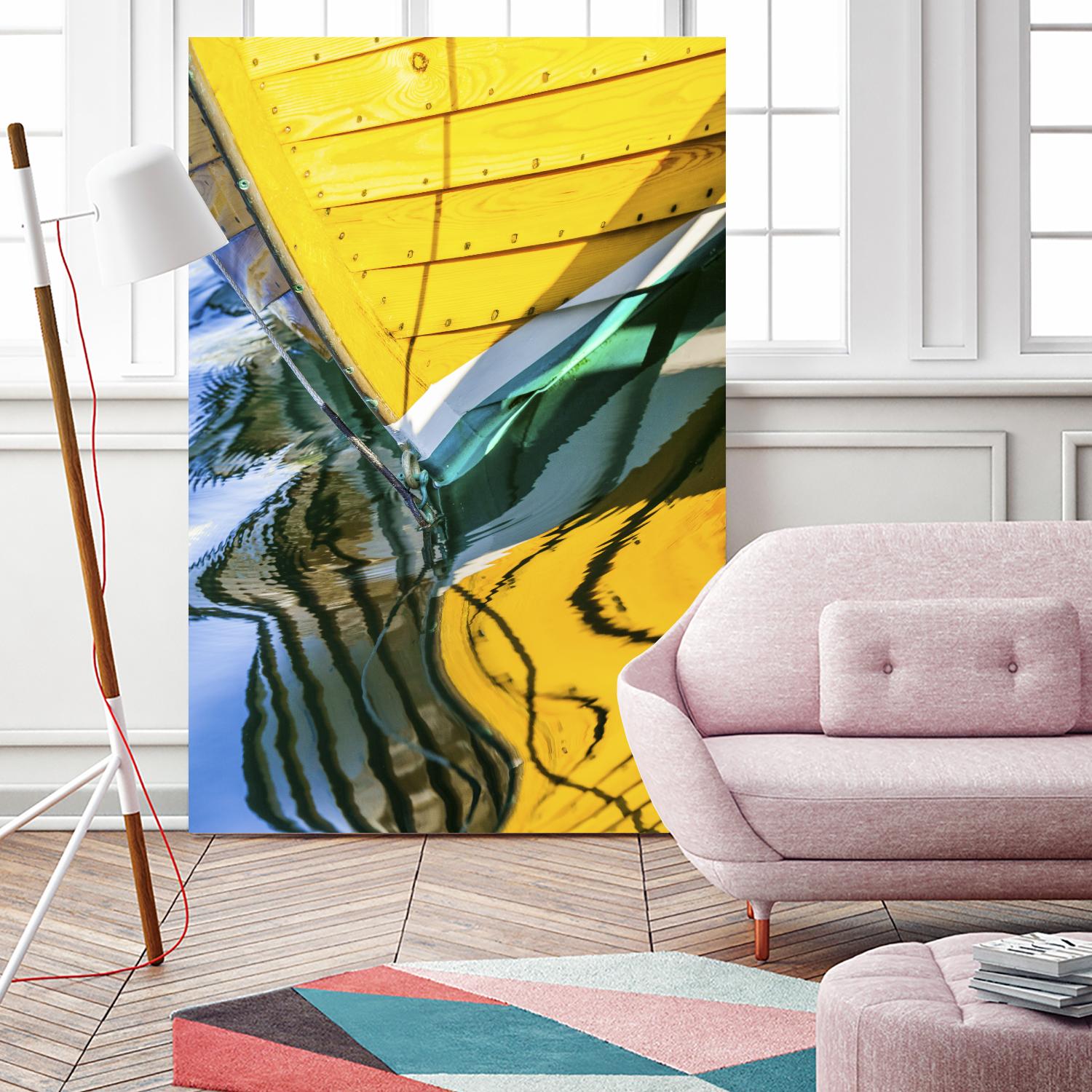 Sunny Yellow Days by Melissa McClain on GIANT ART - blue photo art