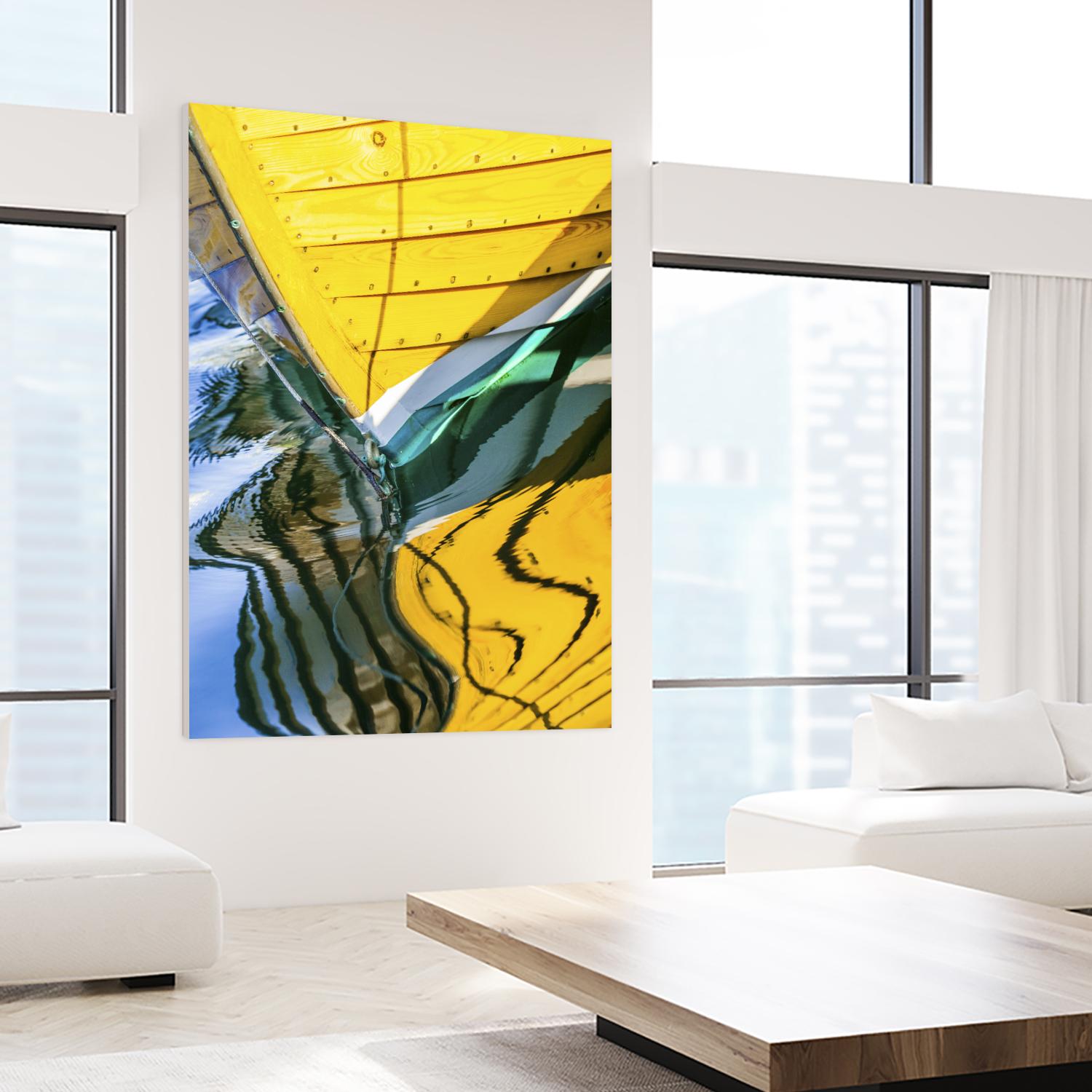 Sunny Yellow Days by Melissa McClain on GIANT ART - blue photo art
