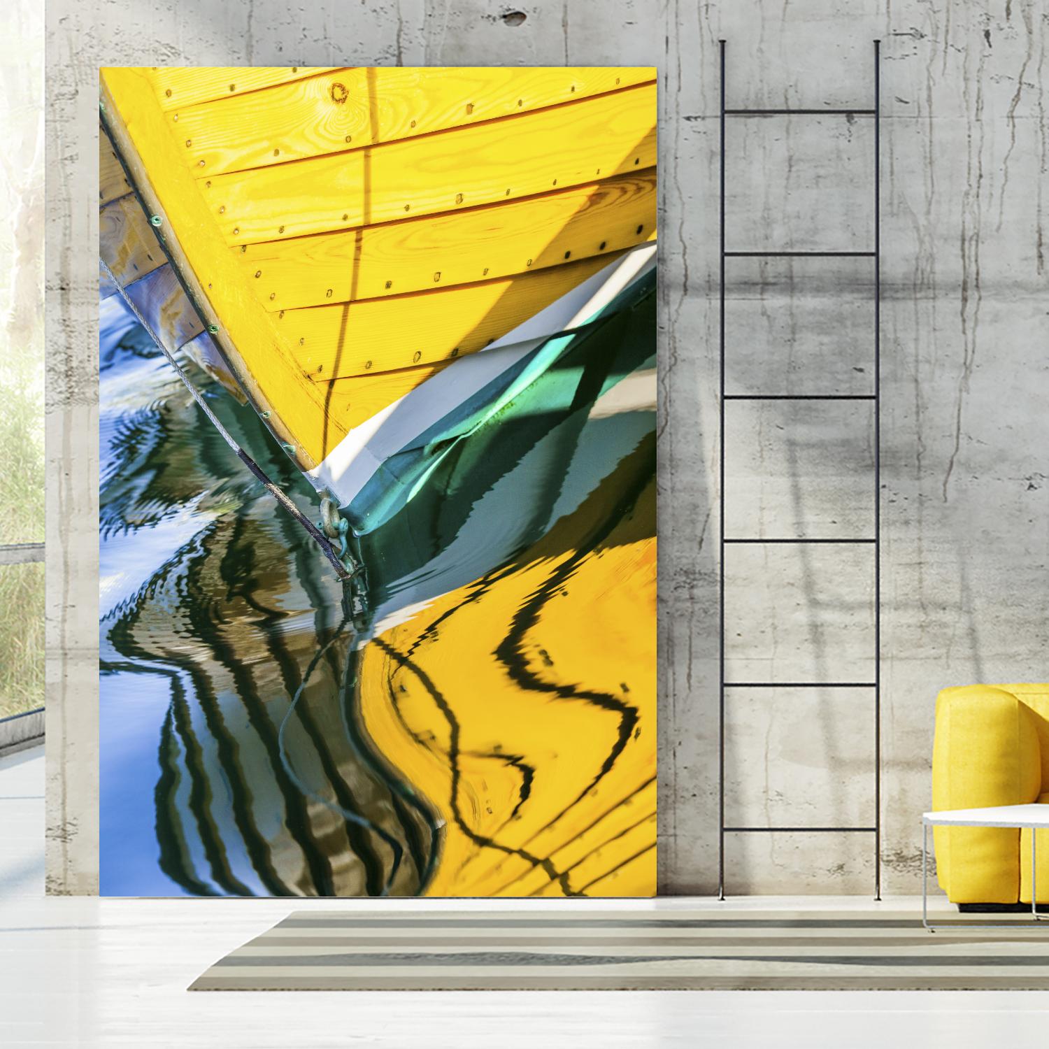 Sunny Yellow Days by Melissa McClain on GIANT ART - blue photo art