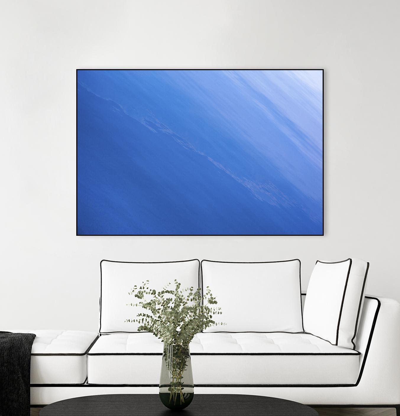 Sea of Blue by Melissa McClain on GIANT ART - blue abstract