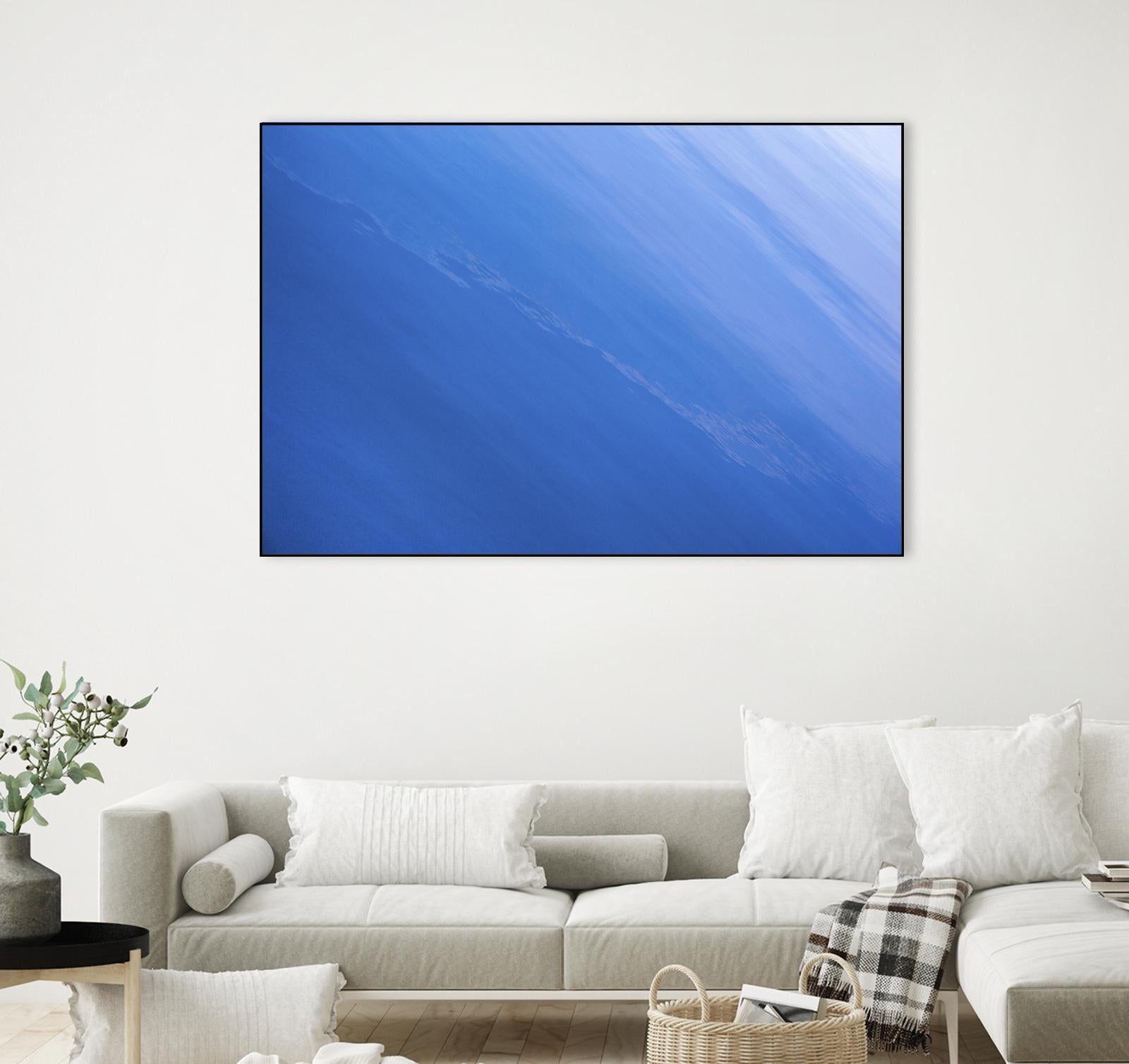 Sea of Blue by Melissa McClain on GIANT ART - blue abstract