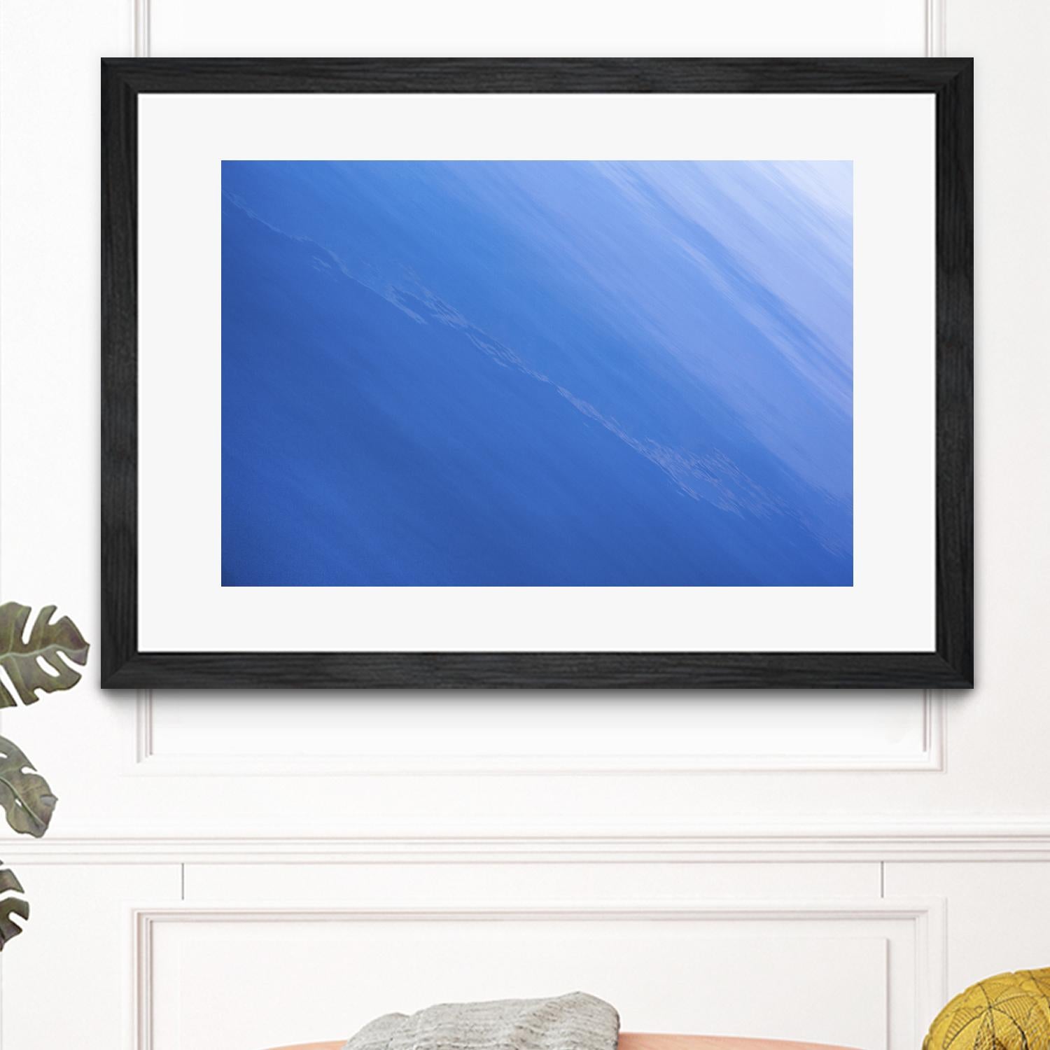 Sea of Blue by Melissa McClain on GIANT ART - blue abstract