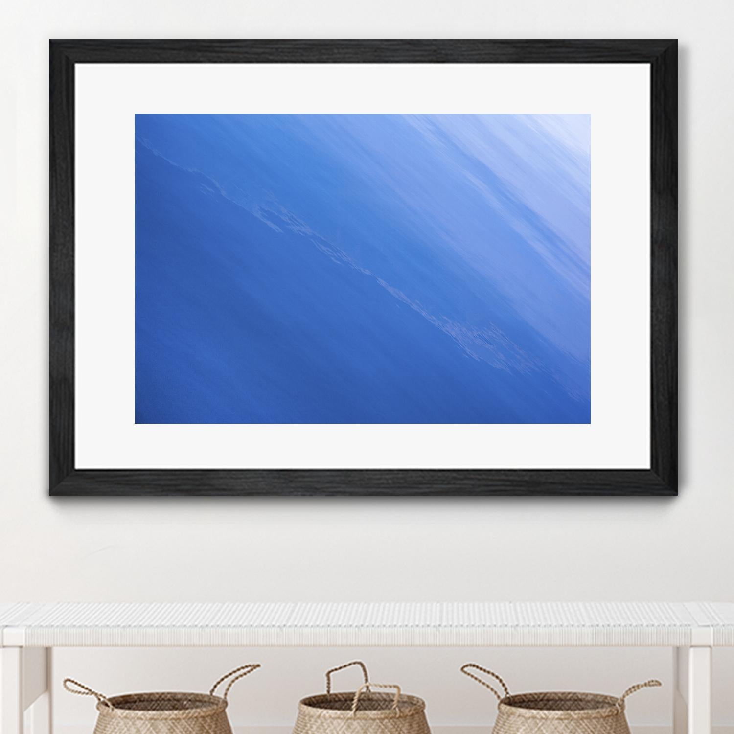 Sea of Blue by Melissa McClain on GIANT ART - blue abstract