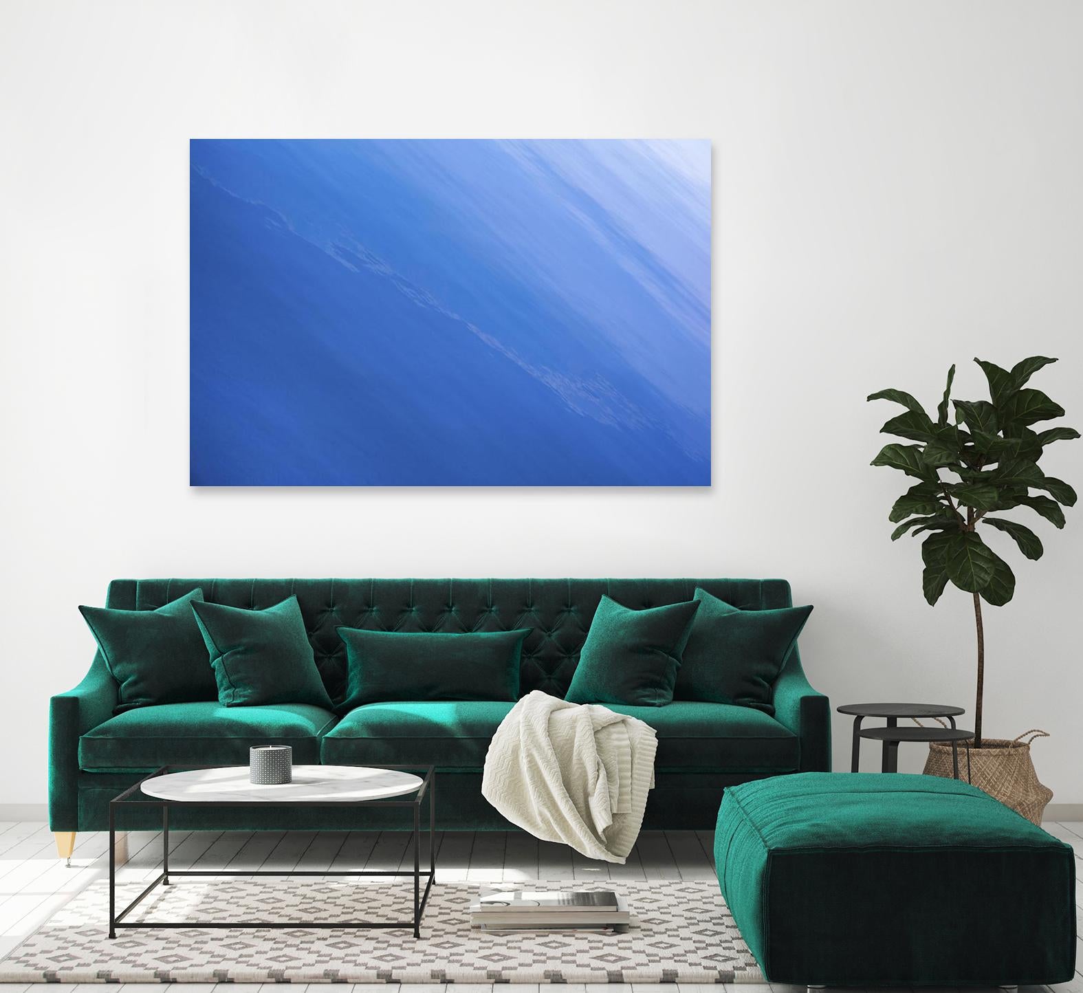 Sea of Blue by Melissa McClain on GIANT ART - blue abstract