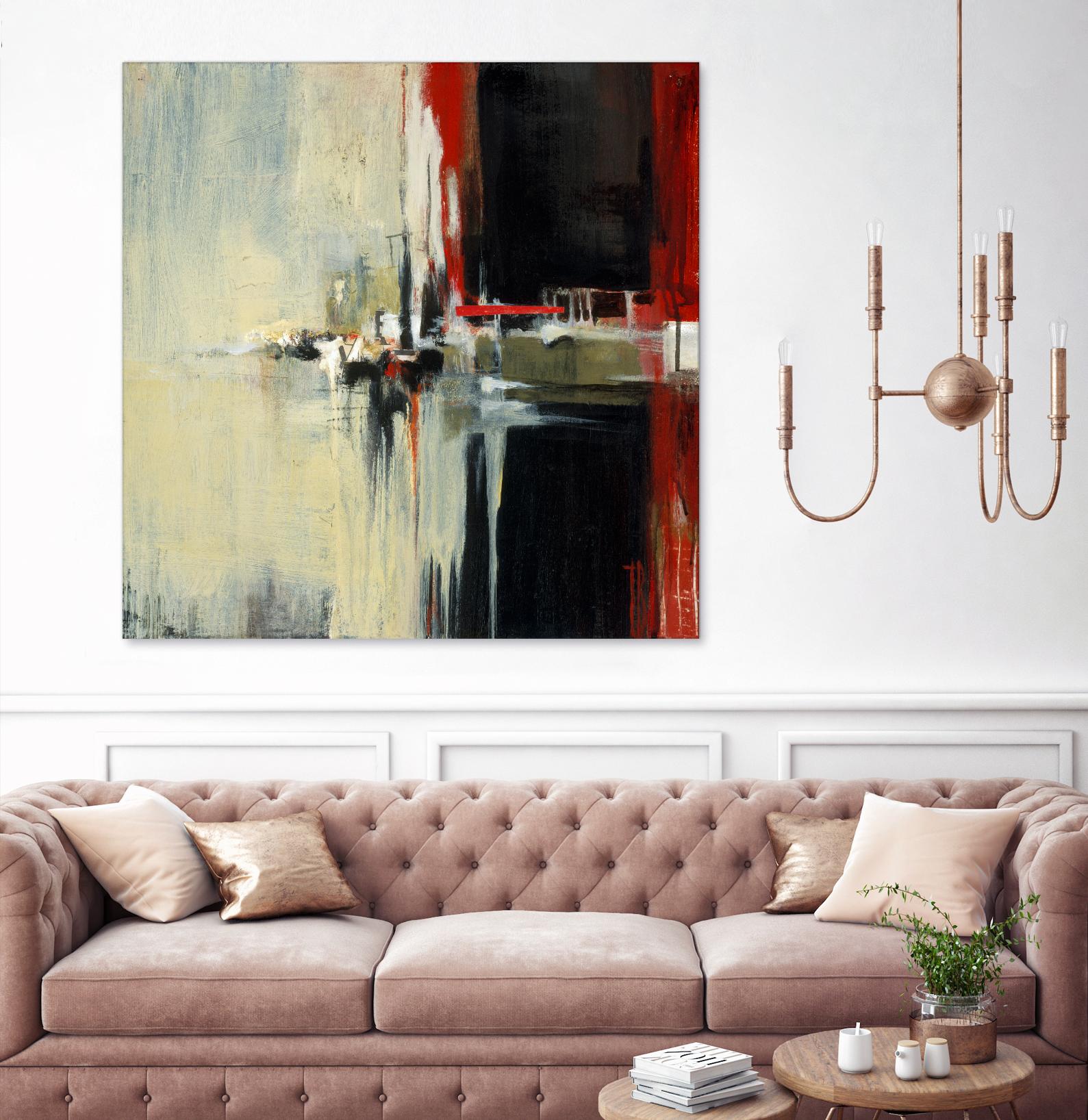 In the Reflexion by Terri Burris on GIANT ART - black abstract