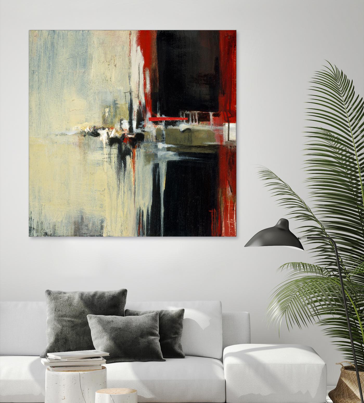 In the Reflexion by Terri Burris on GIANT ART - black abstract