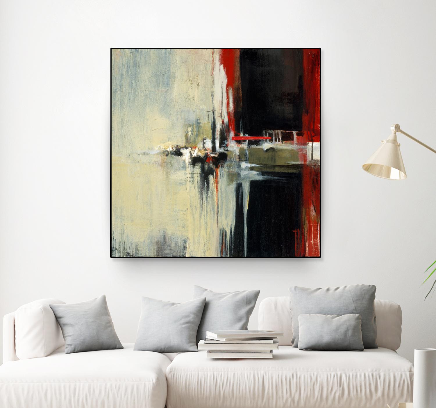 In the Reflexion by Terri Burris on GIANT ART - black abstract