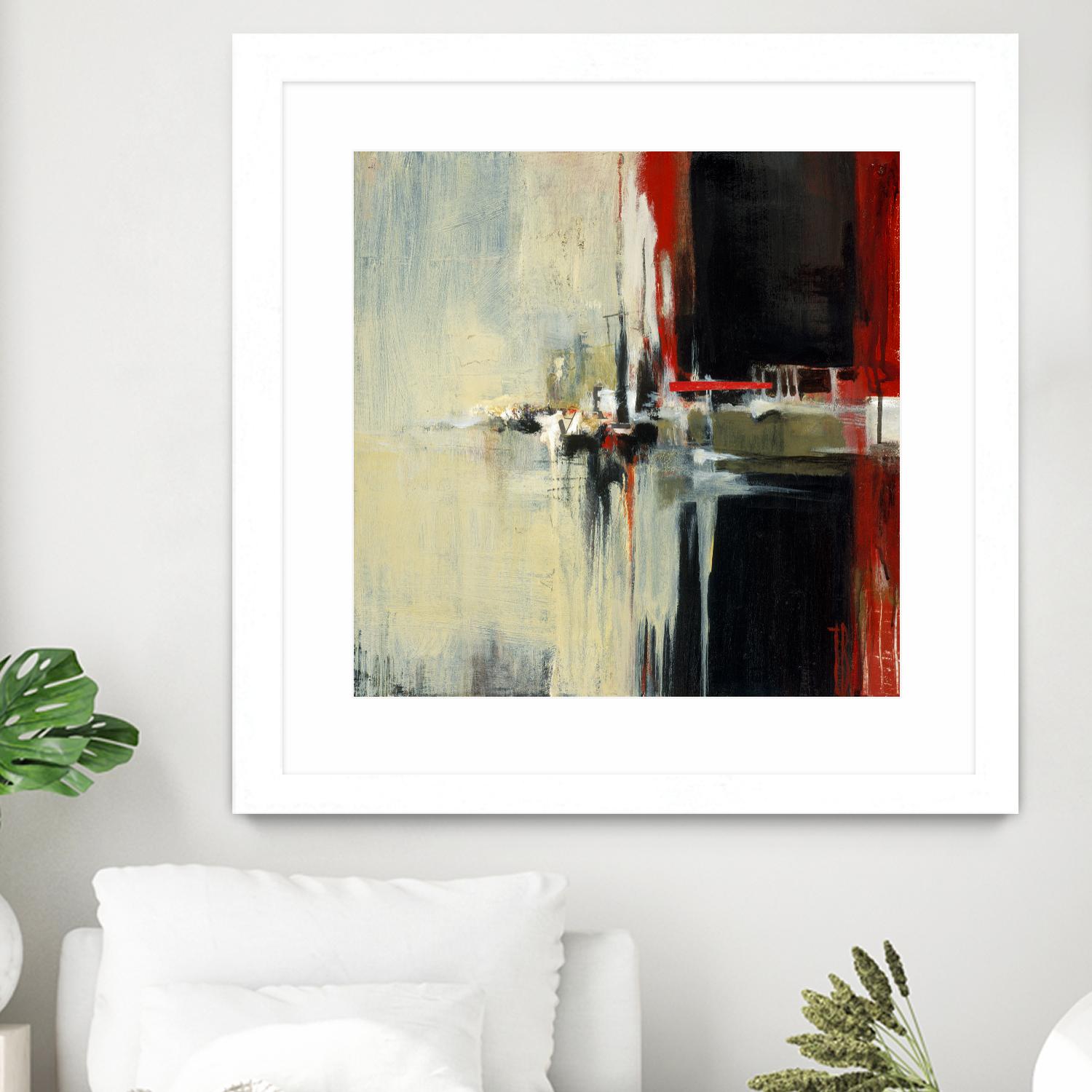 In the Reflexion by Terri Burris on GIANT ART - black abstract