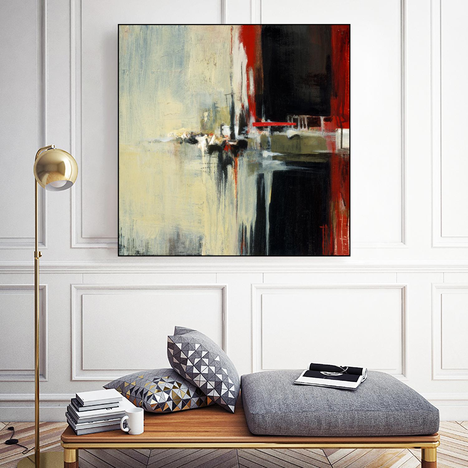 In the Reflexion by Terri Burris on GIANT ART - black abstract