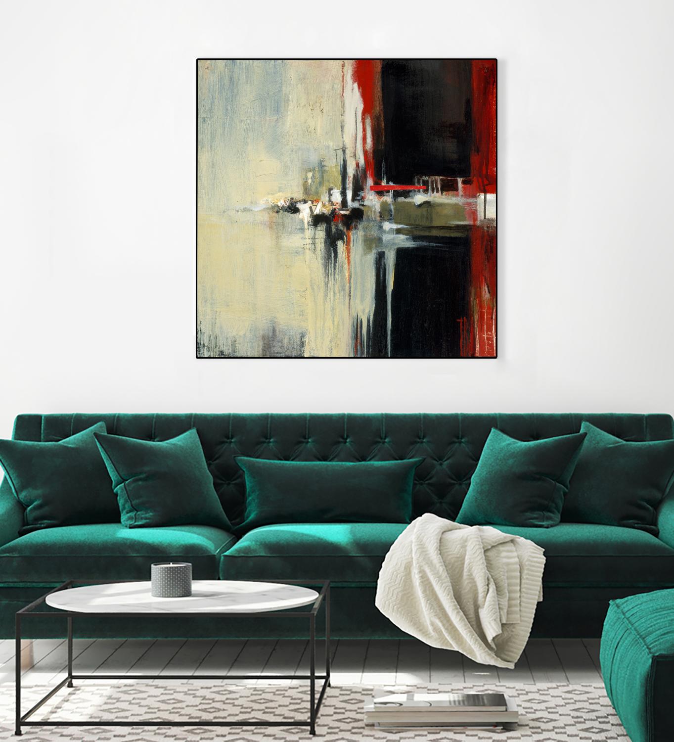 In the Reflexion by Terri Burris on GIANT ART - black abstract