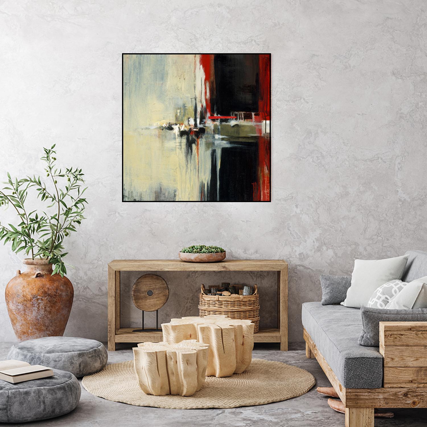 In the Reflexion by Terri Burris on GIANT ART - black abstract