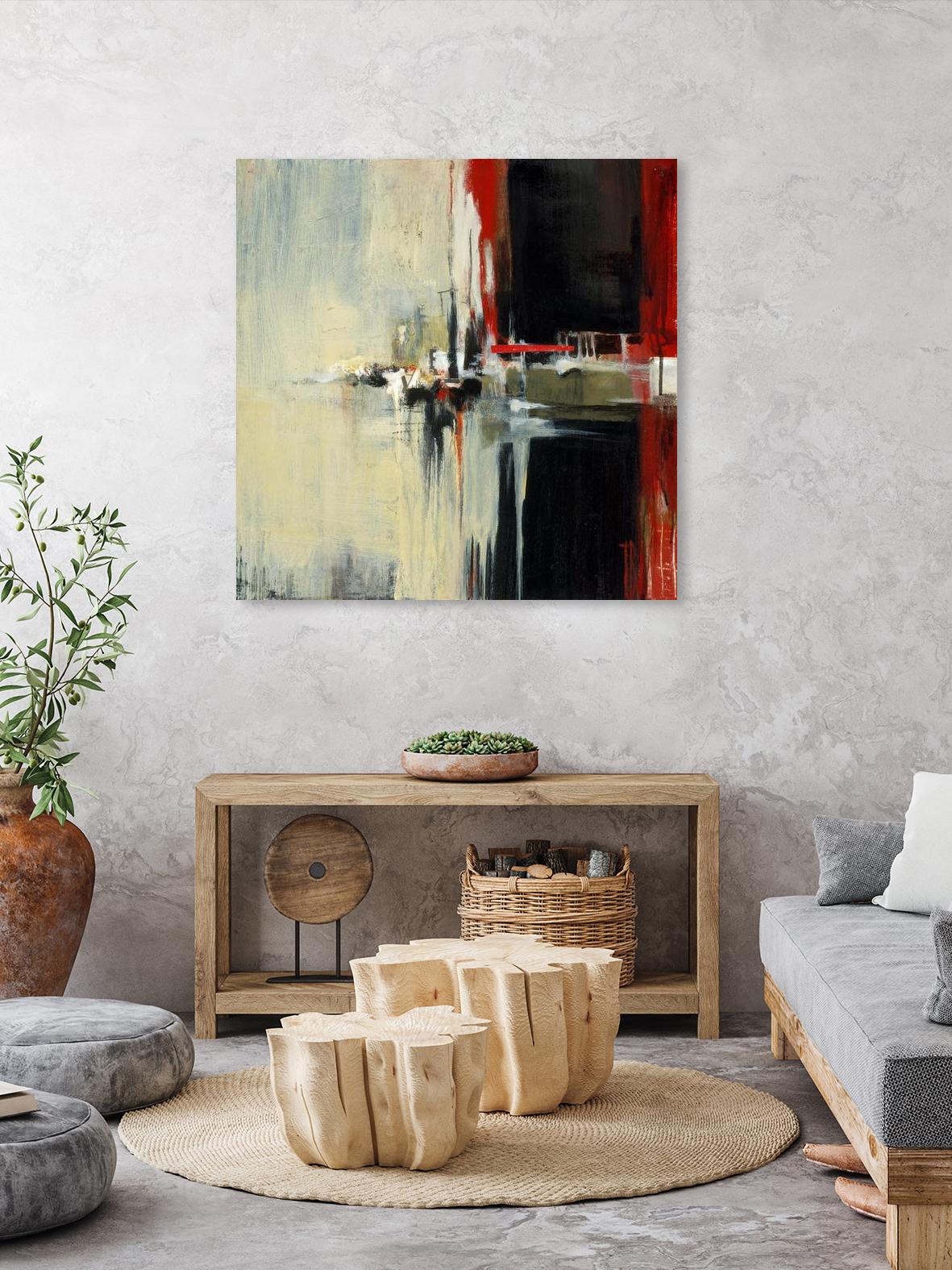 In the Reflexion by Terri Burris on GIANT ART - black abstract