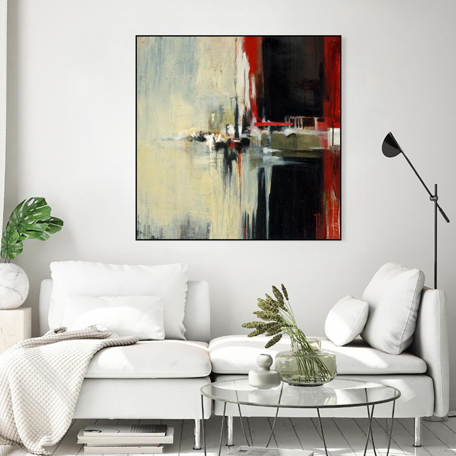 In the Reflexion by Terri Burris on GIANT ART - black abstract