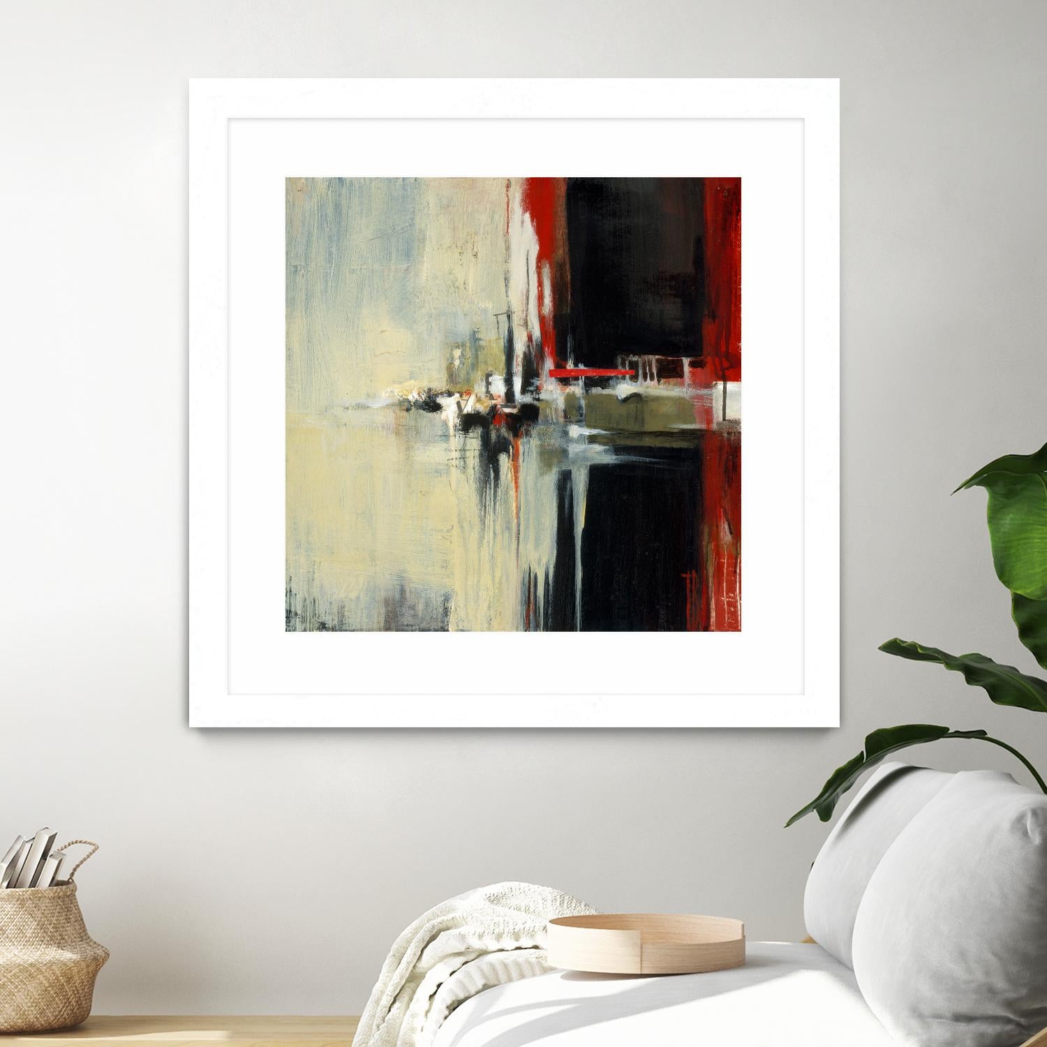 In the Reflexion by Terri Burris on GIANT ART - black abstract