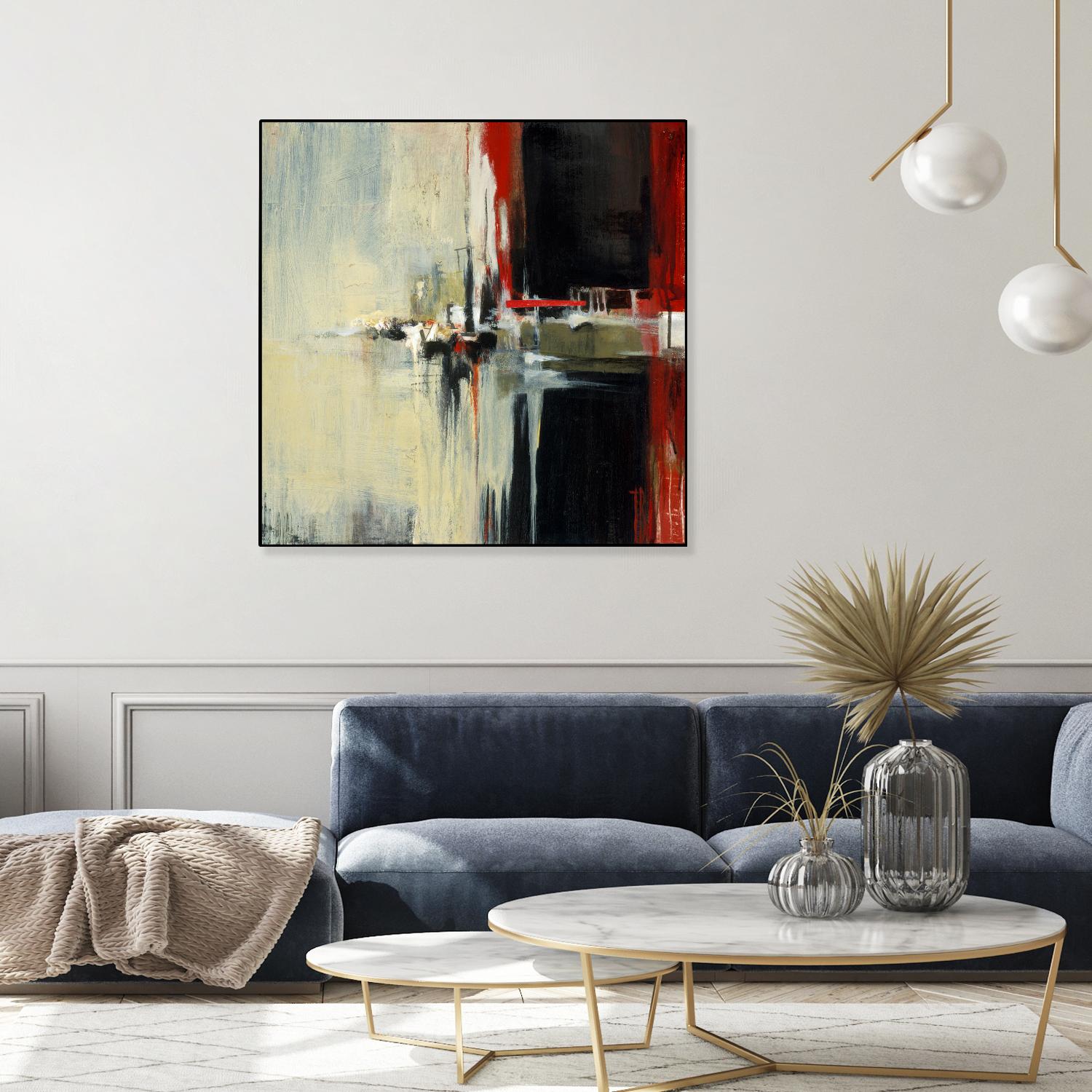 In the Reflexion by Terri Burris on GIANT ART - black abstract