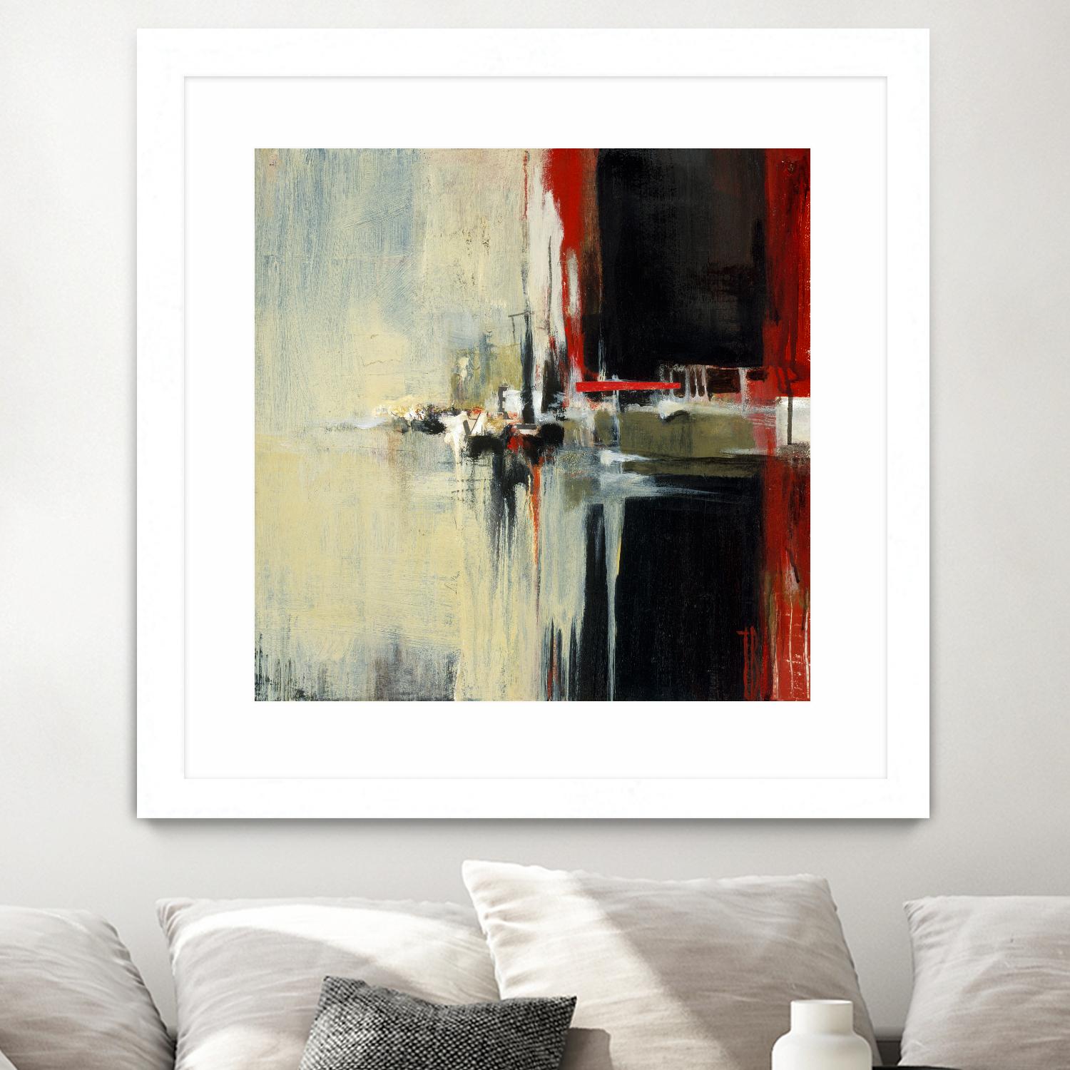 In the Reflexion by Terri Burris on GIANT ART - black abstract