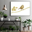 Feathered Friends I V2 by Stacey D'Aguiar on GIANT ART - yellows birds