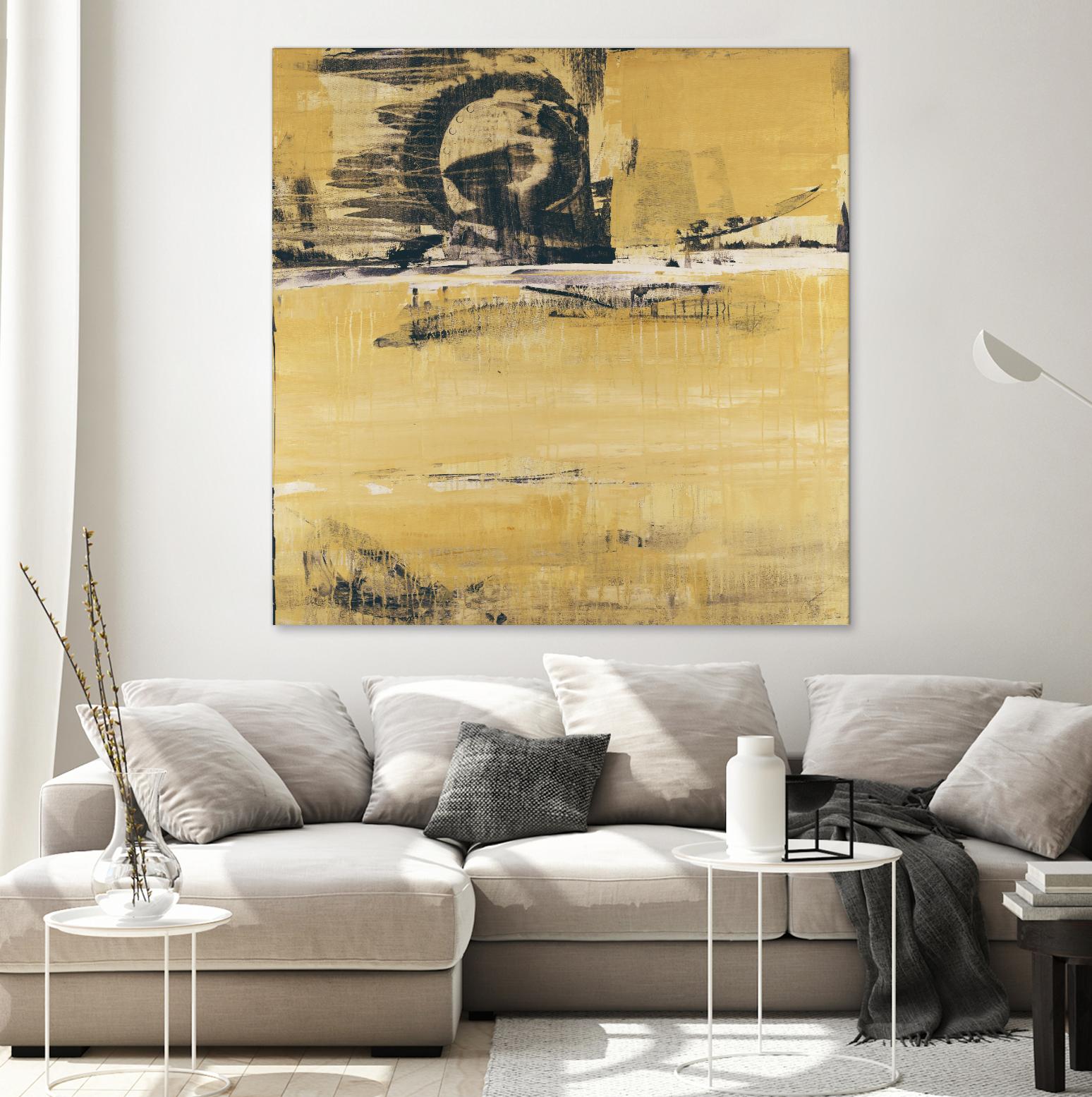 Sandstorm by Liz Jardine on GIANT ART - grey abstract