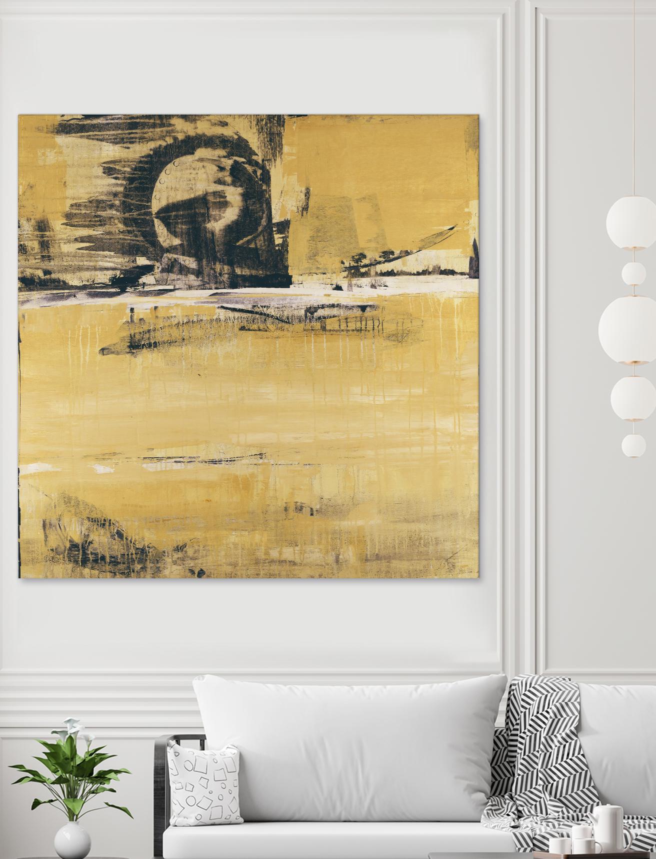 Sandstorm by Liz Jardine on GIANT ART - grey abstract