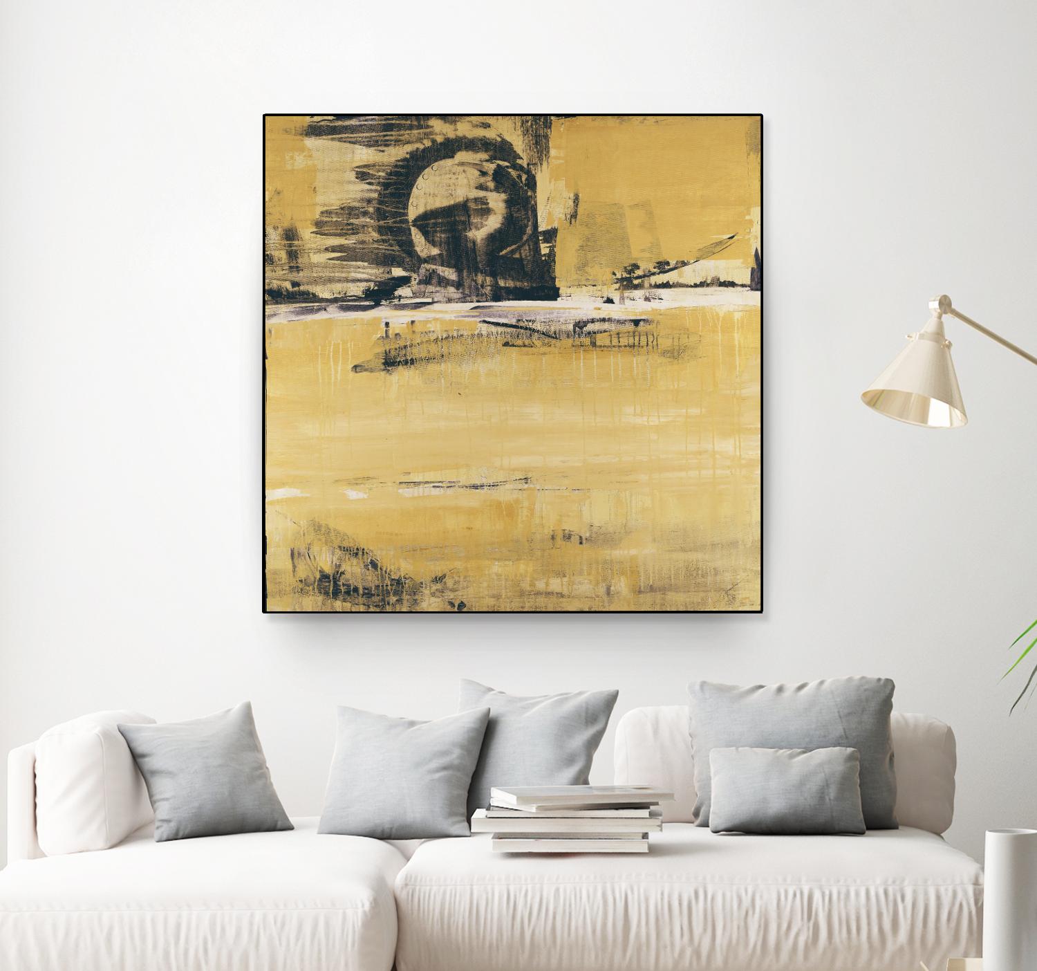 Sandstorm by Liz Jardine on GIANT ART - grey abstract