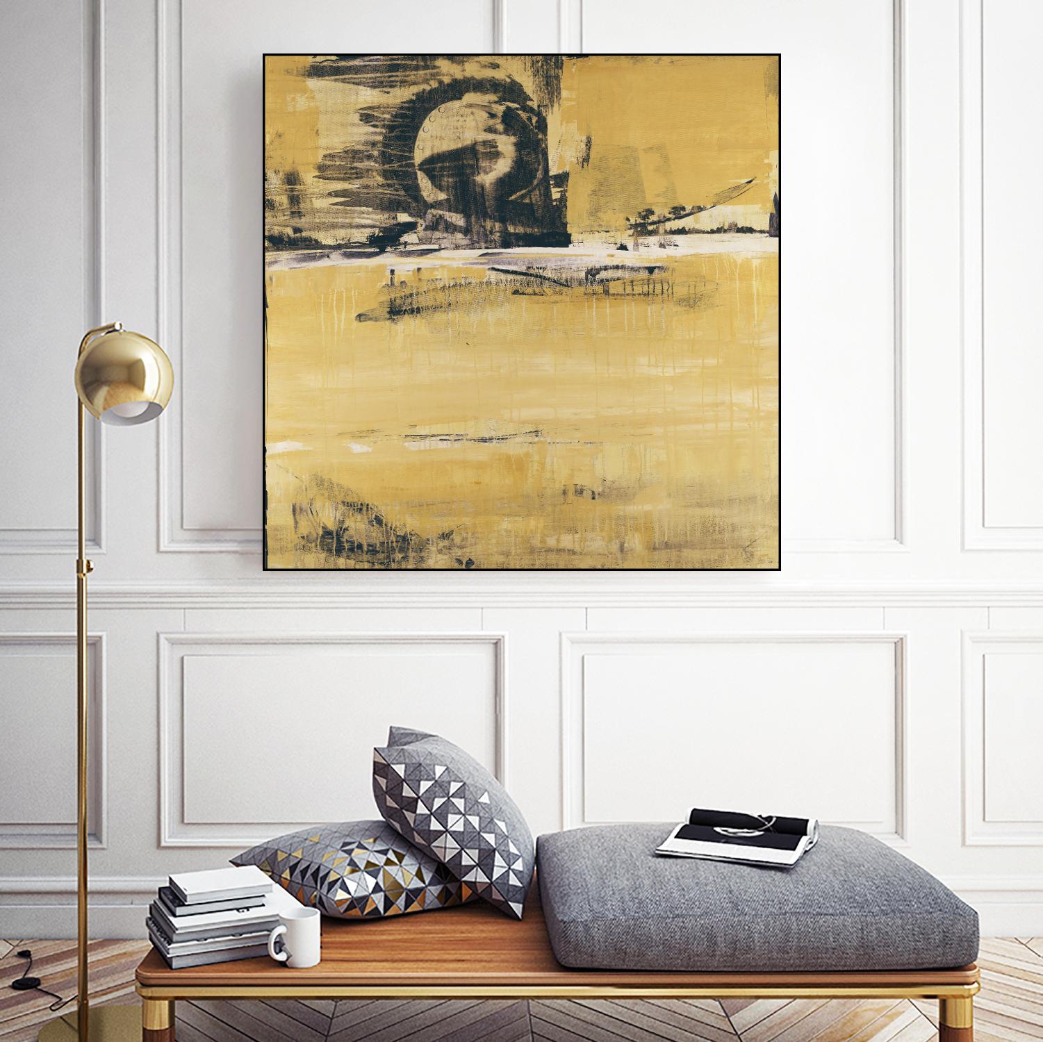 Sandstorm by Liz Jardine on GIANT ART - grey abstract