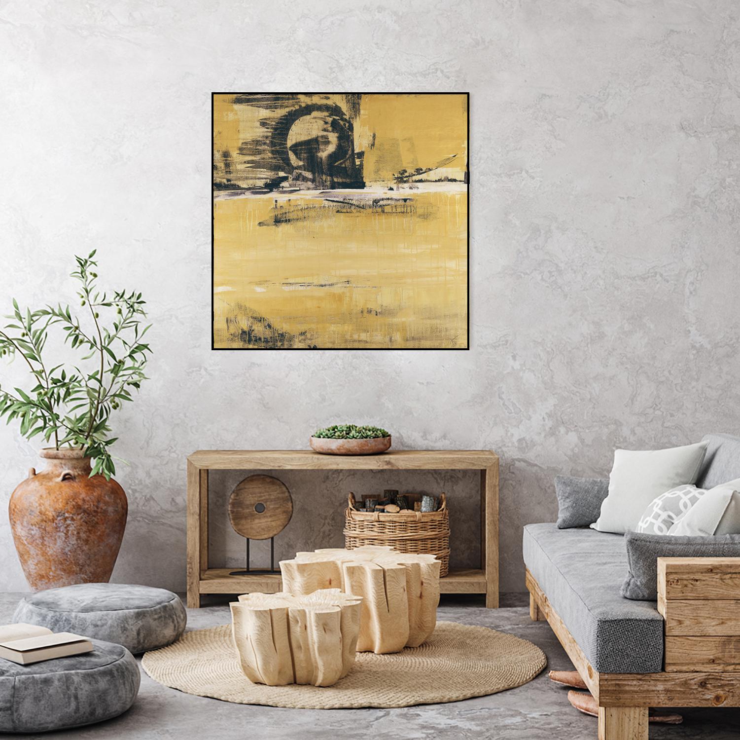 Sandstorm by Liz Jardine on GIANT ART - grey abstract