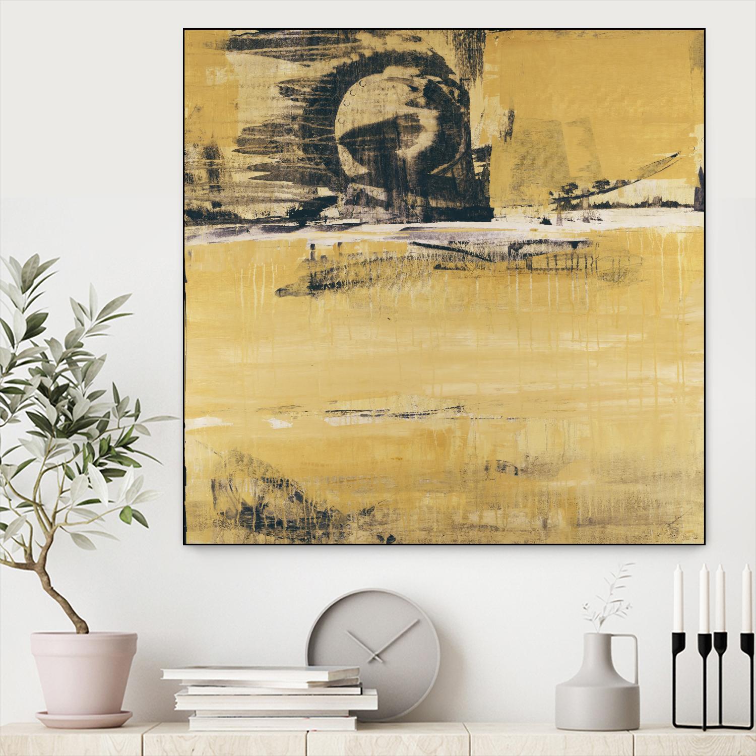 Sandstorm by Liz Jardine on GIANT ART - grey abstract